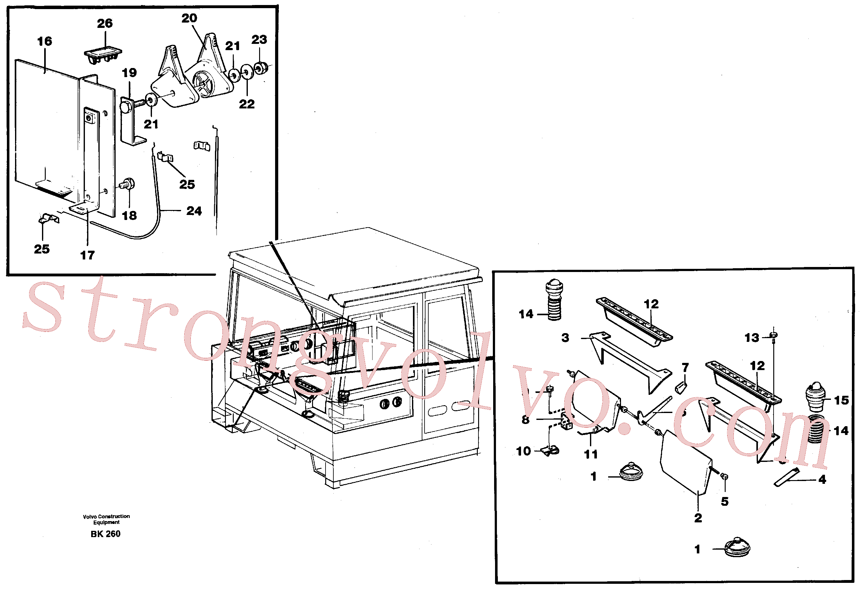 VOE976945 Arruela simples Inscreva-se para Volvo Acessórios para escavadeira