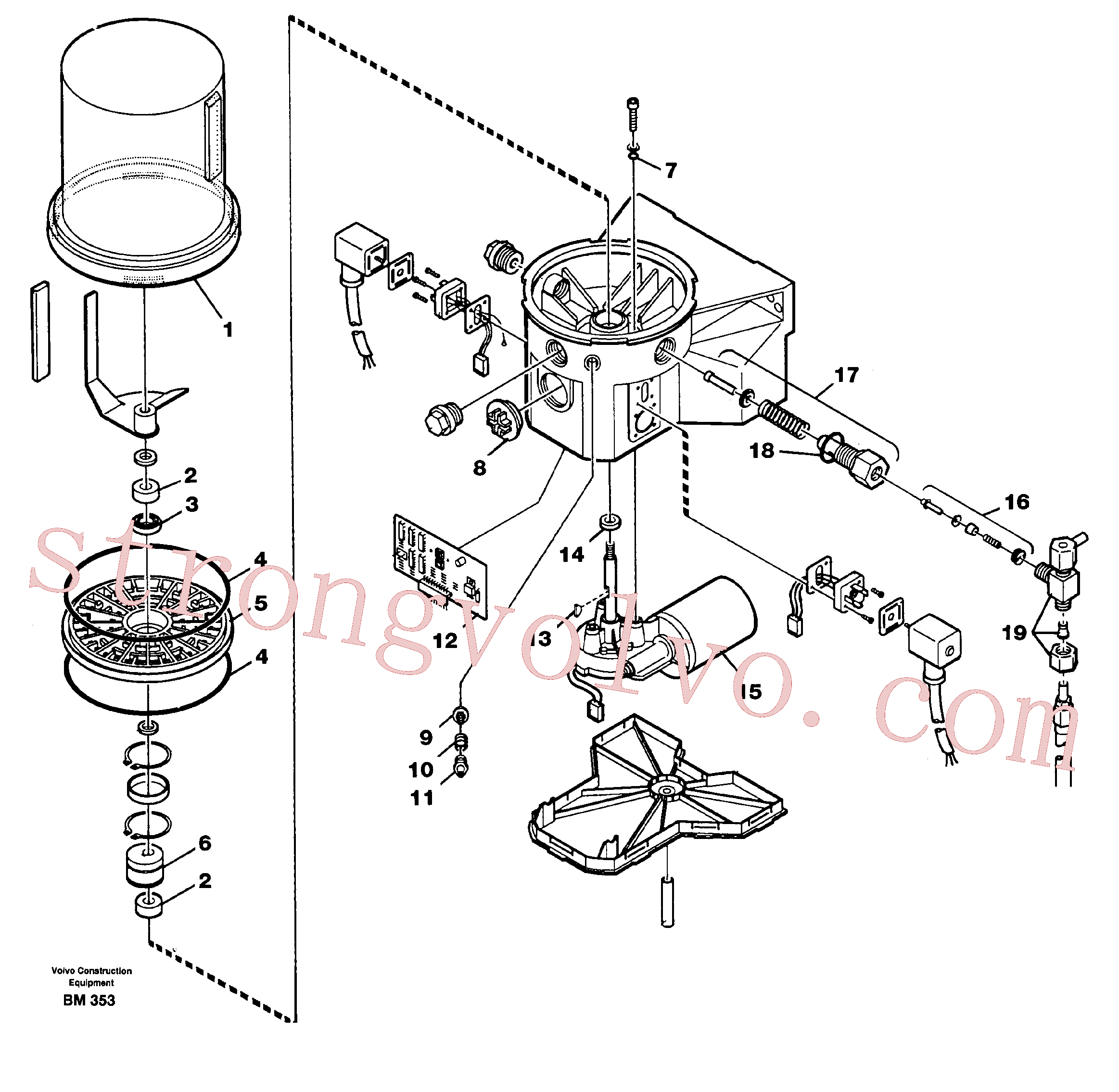 VOE11701476 Volvo Bomba(BM353 Montagem)
