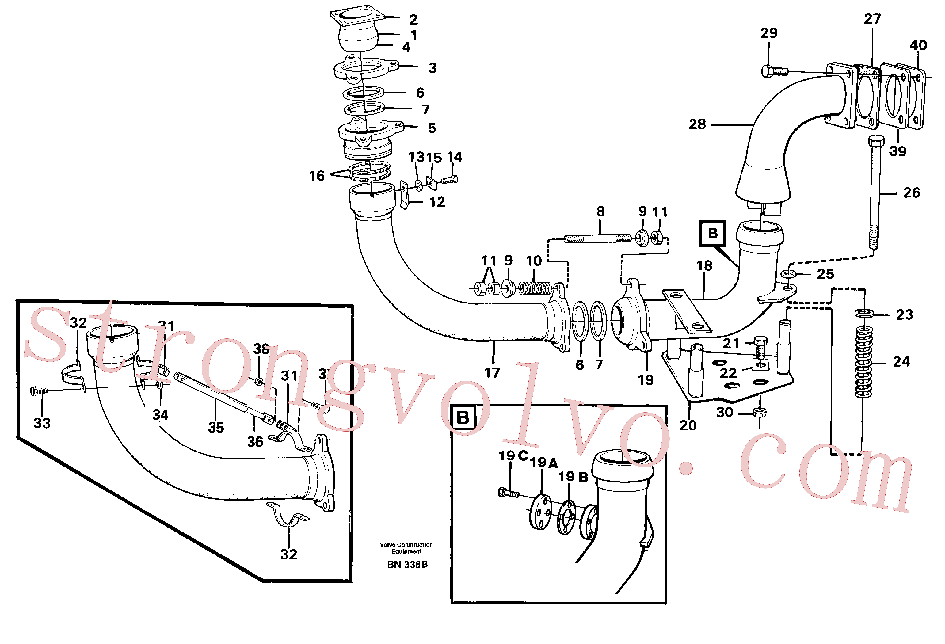 VOE14266160 Arruela Inscreva-se para Volvo Acessórios para escavadeira