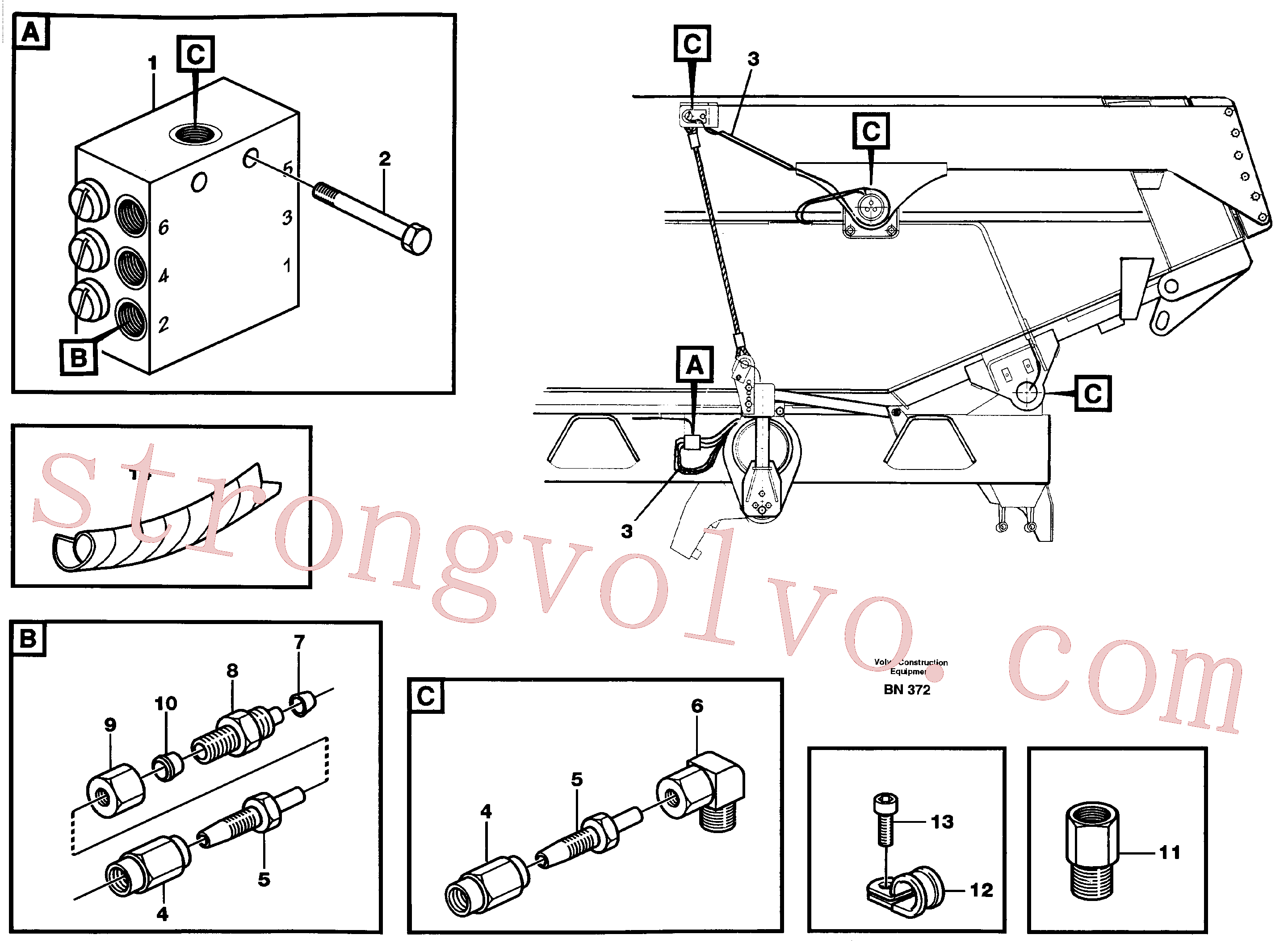 VOE14214040 Volvo Lubrificação centralizada(BN372 Montagem)