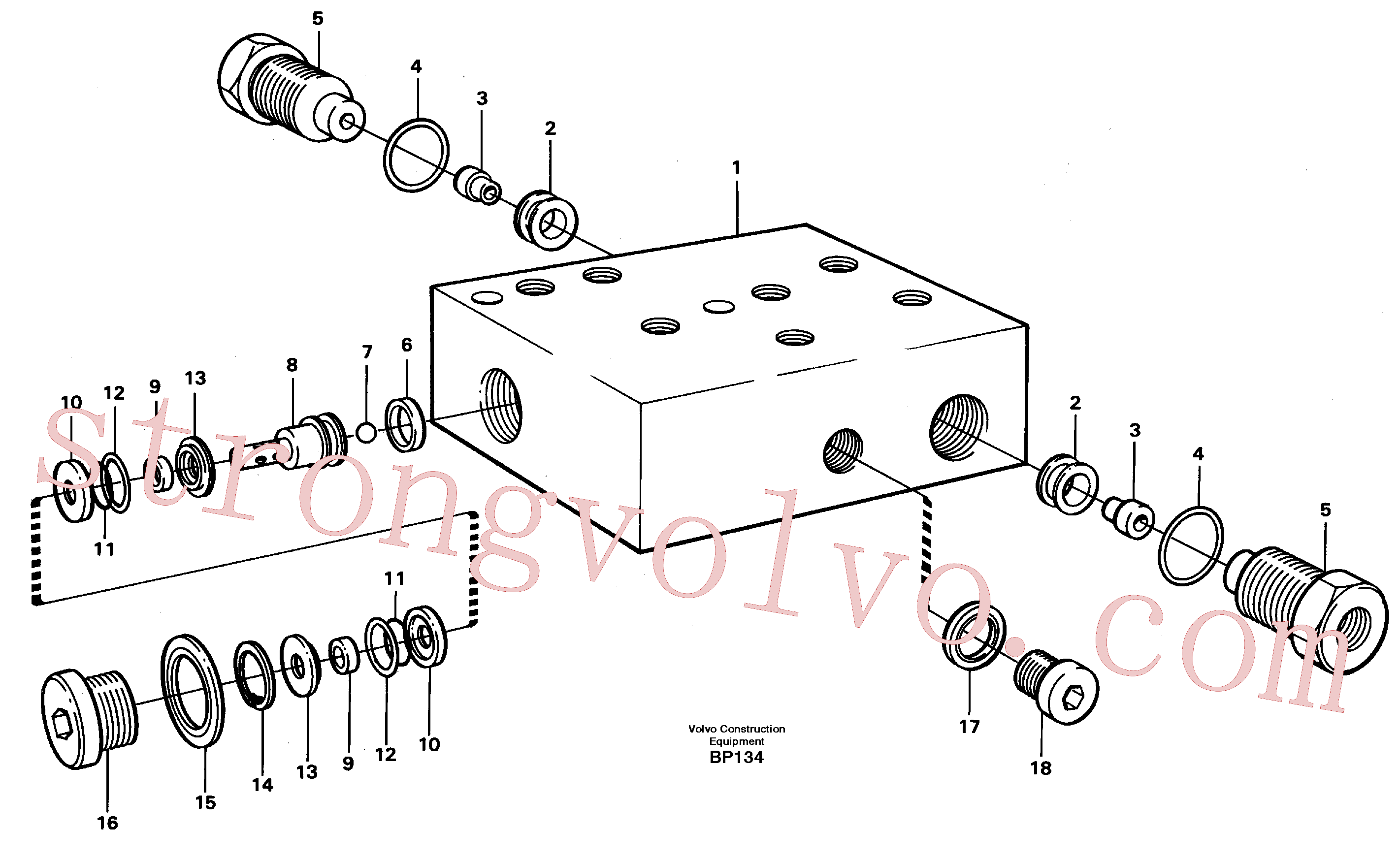 Volvo VOE11999445 Esfera Volvo Acessórios para escavadeira