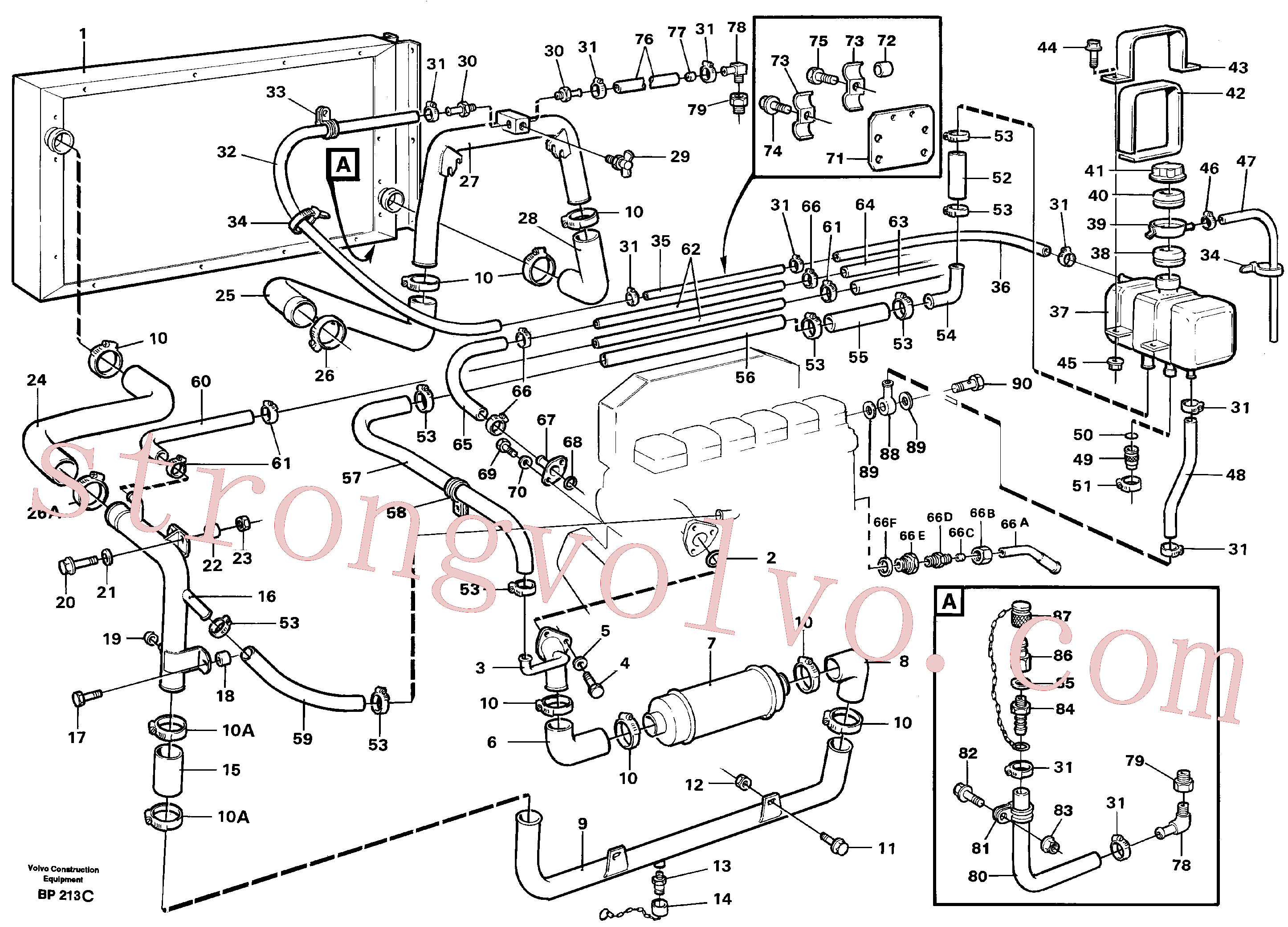 Atacado VOE4786581 Tampa proteção Volvo escavadeira