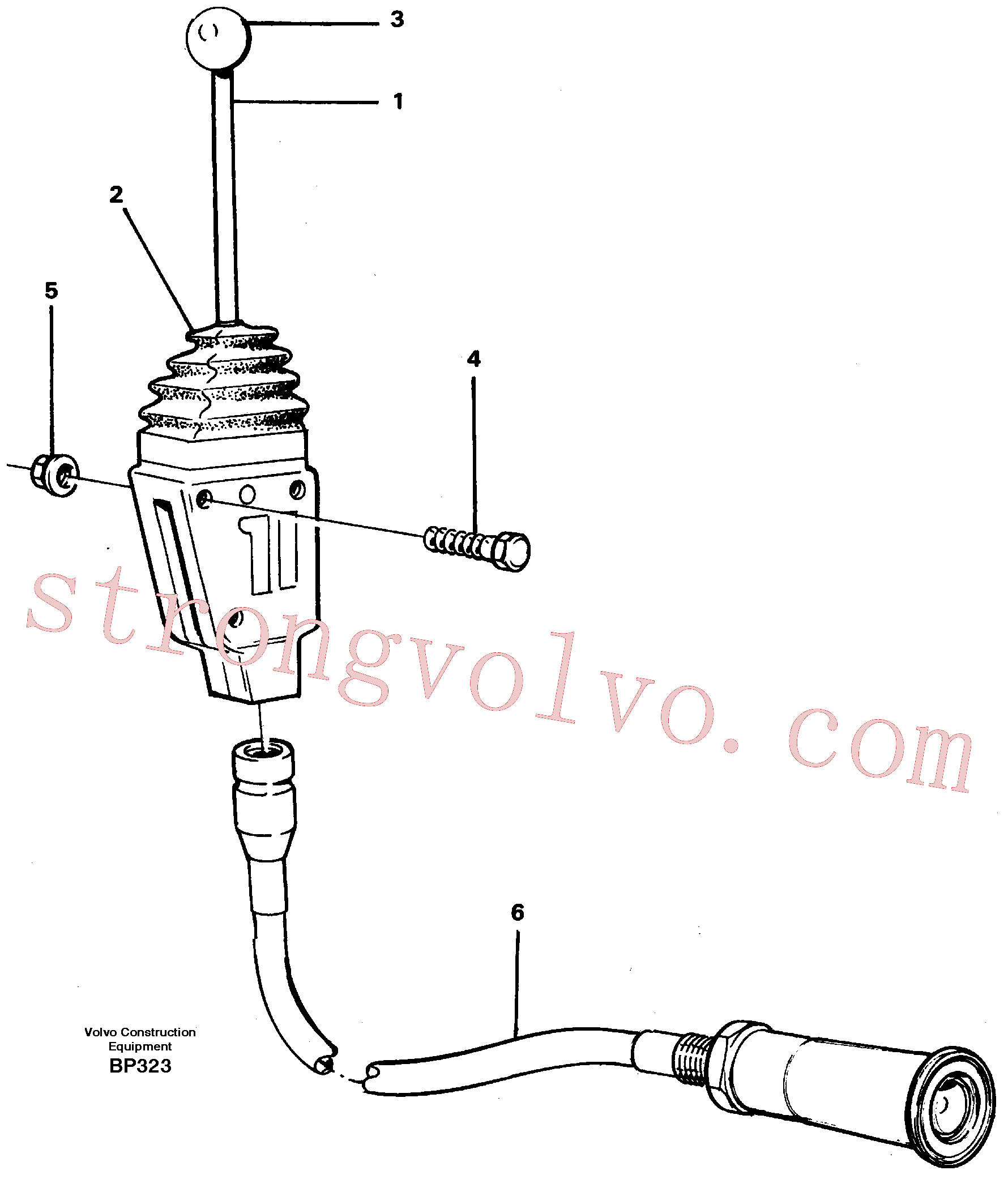 Volvo Montagem VOE965180 Parafuso, Parafuso flangeado Acessórios