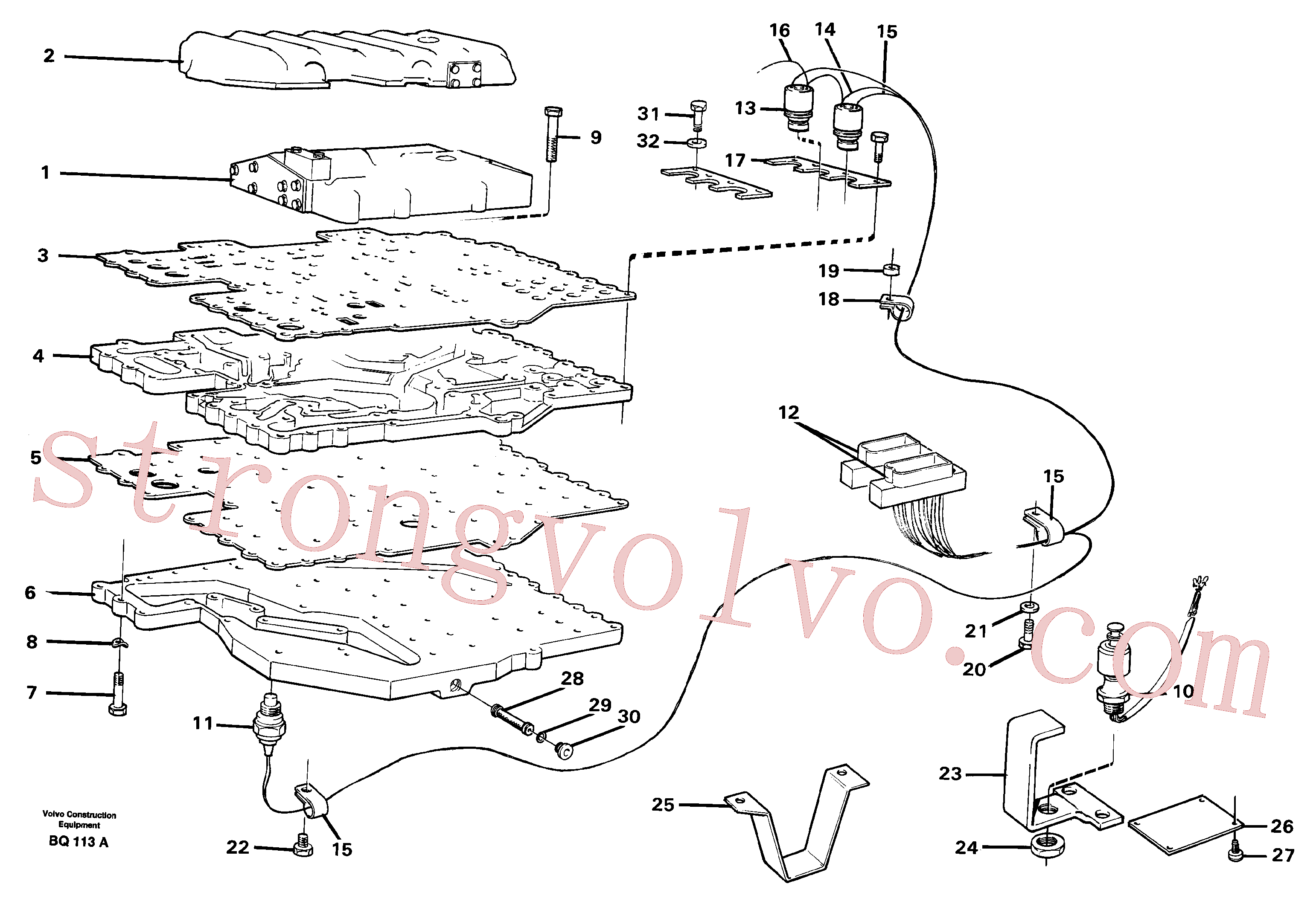 VOE1545269 Volvo Sistema de controlo(BQ113A Montagem)