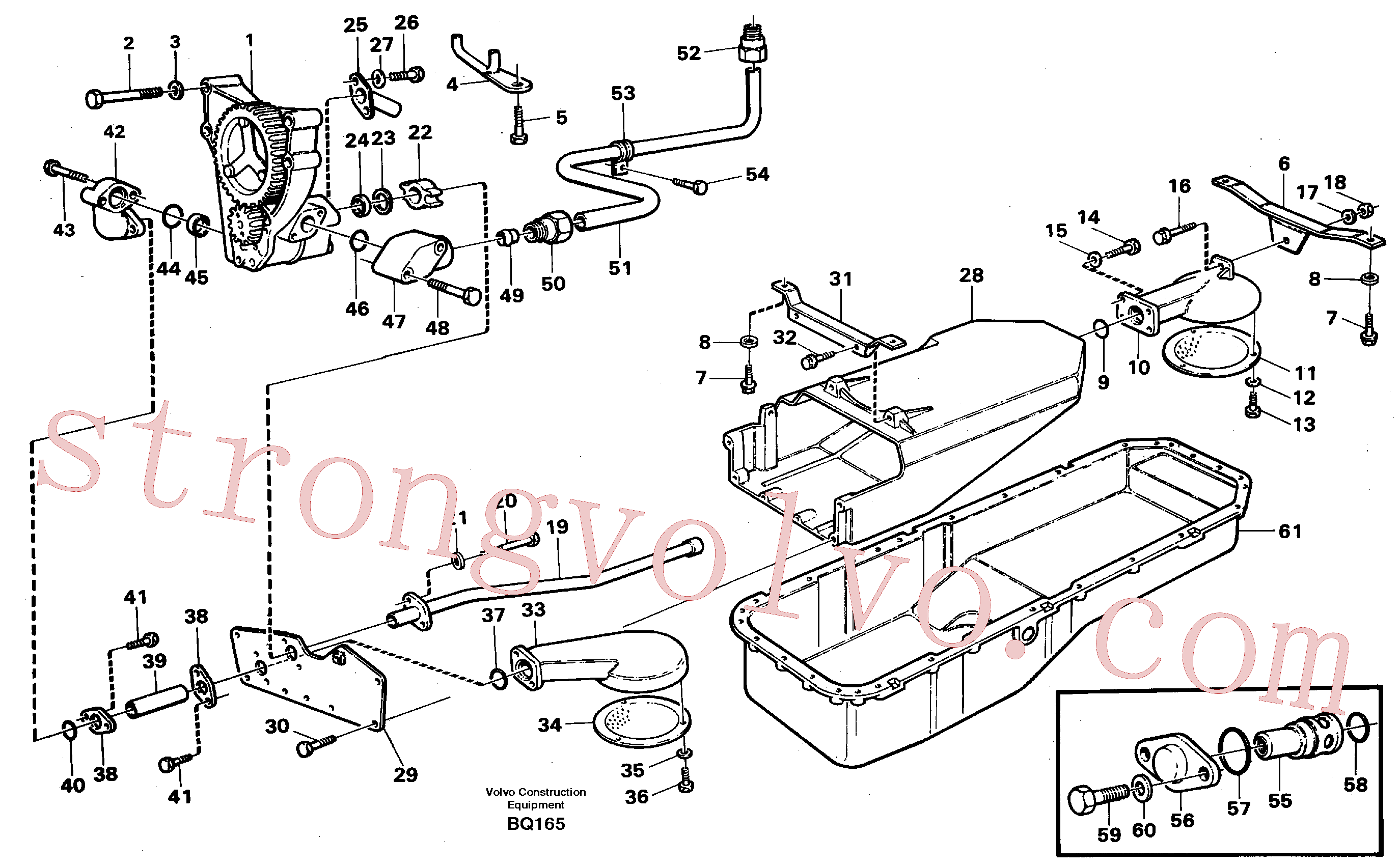 Atacado VOE956973 Cone Volvo escavadeira