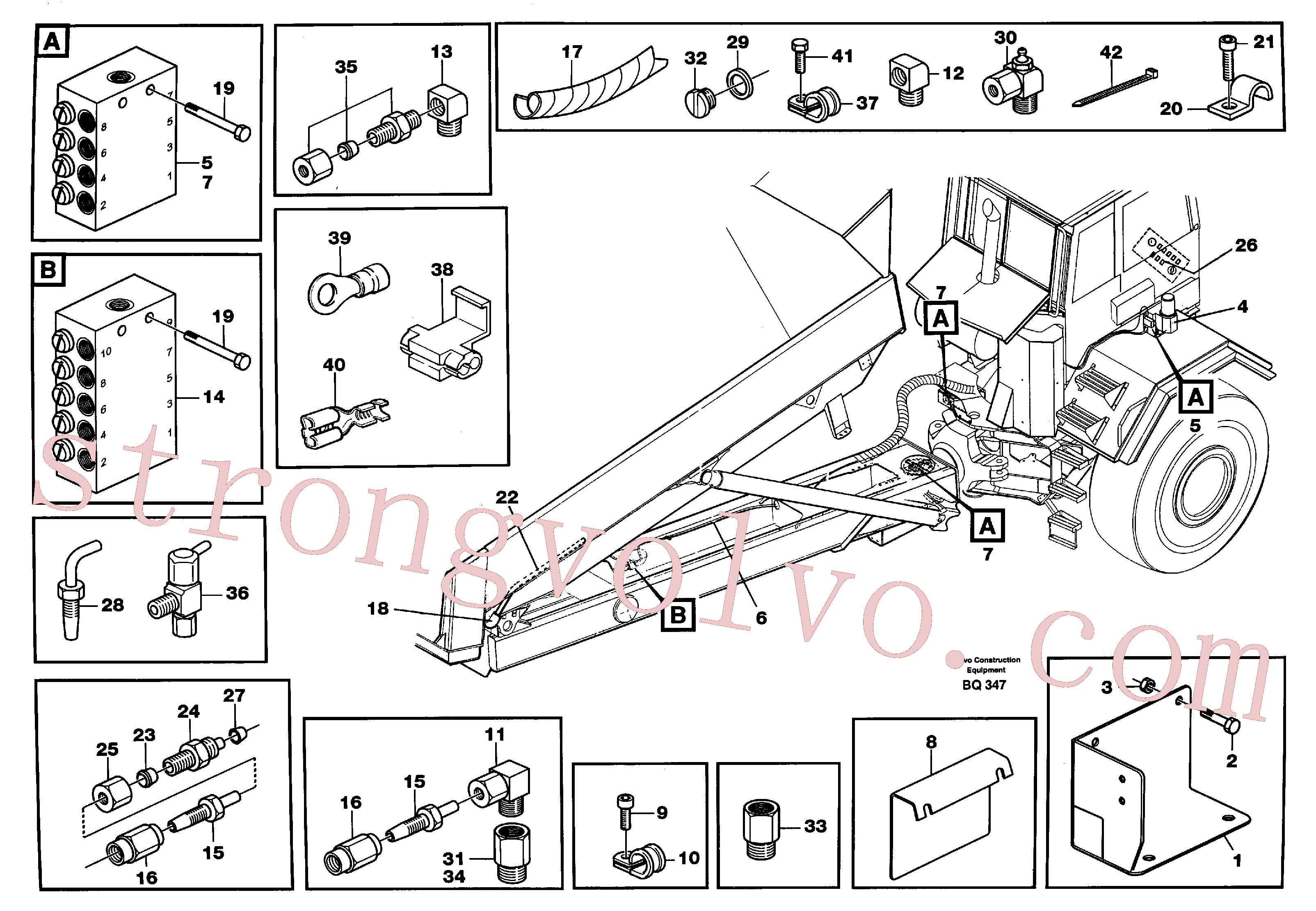 VOE14214023 Volvo Lubrificação centralizada(BQ347 Montagem)