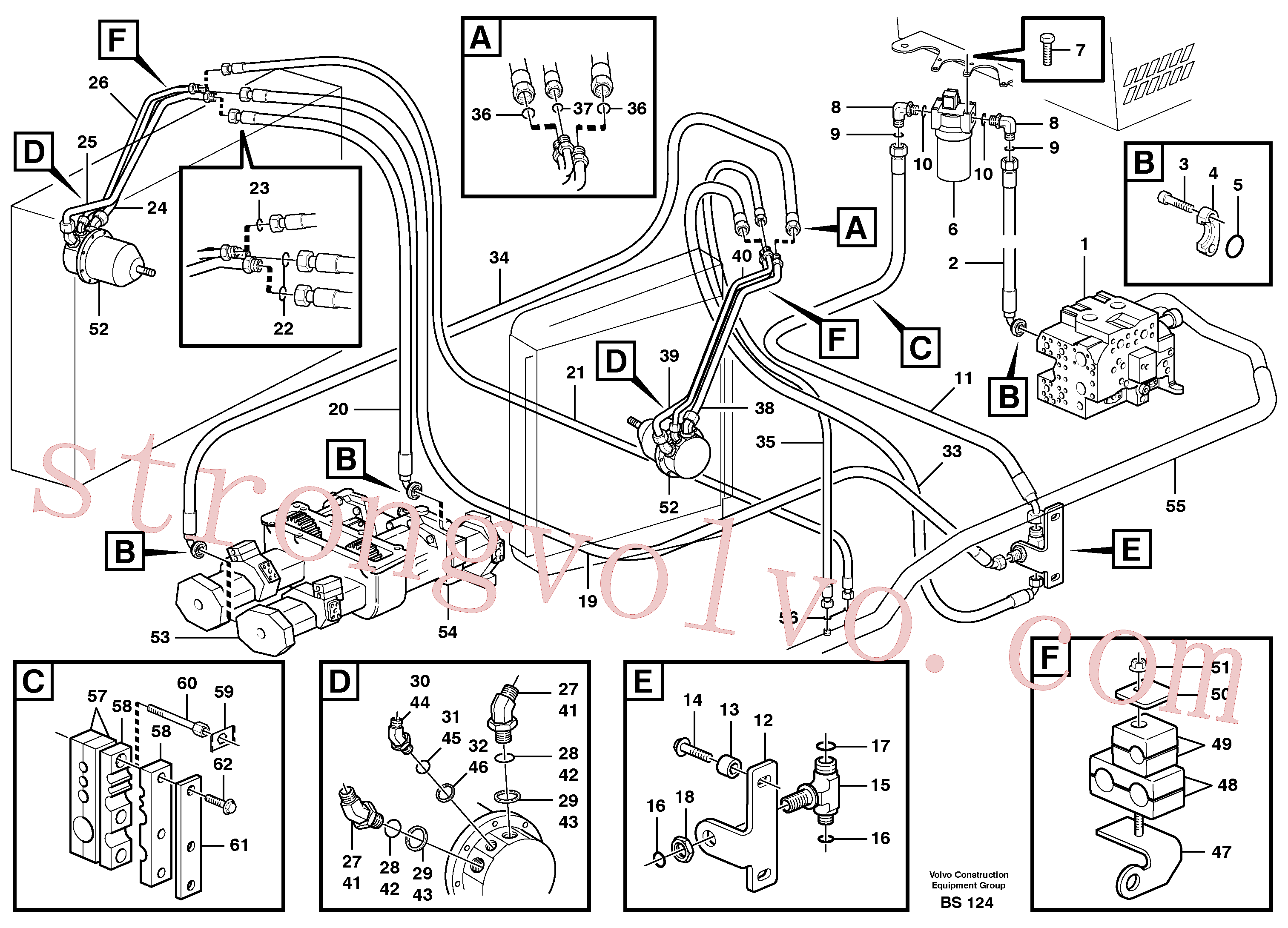 Volvo Montagem VOE935786 Cotovelo Acessórios