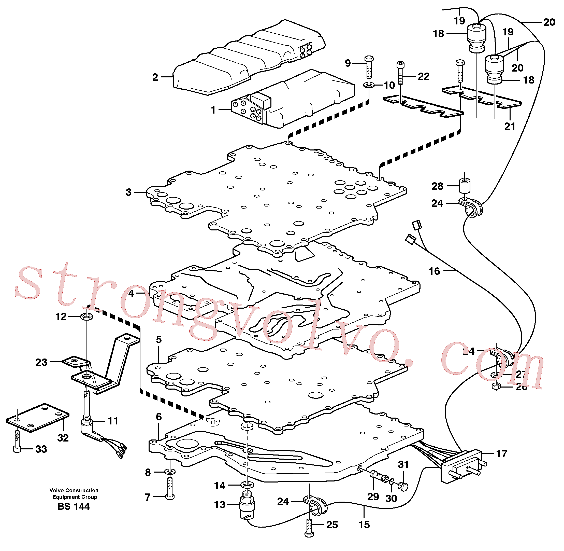 VOE1545269 Volvo Sistema de controlo(BS144 Montagem)