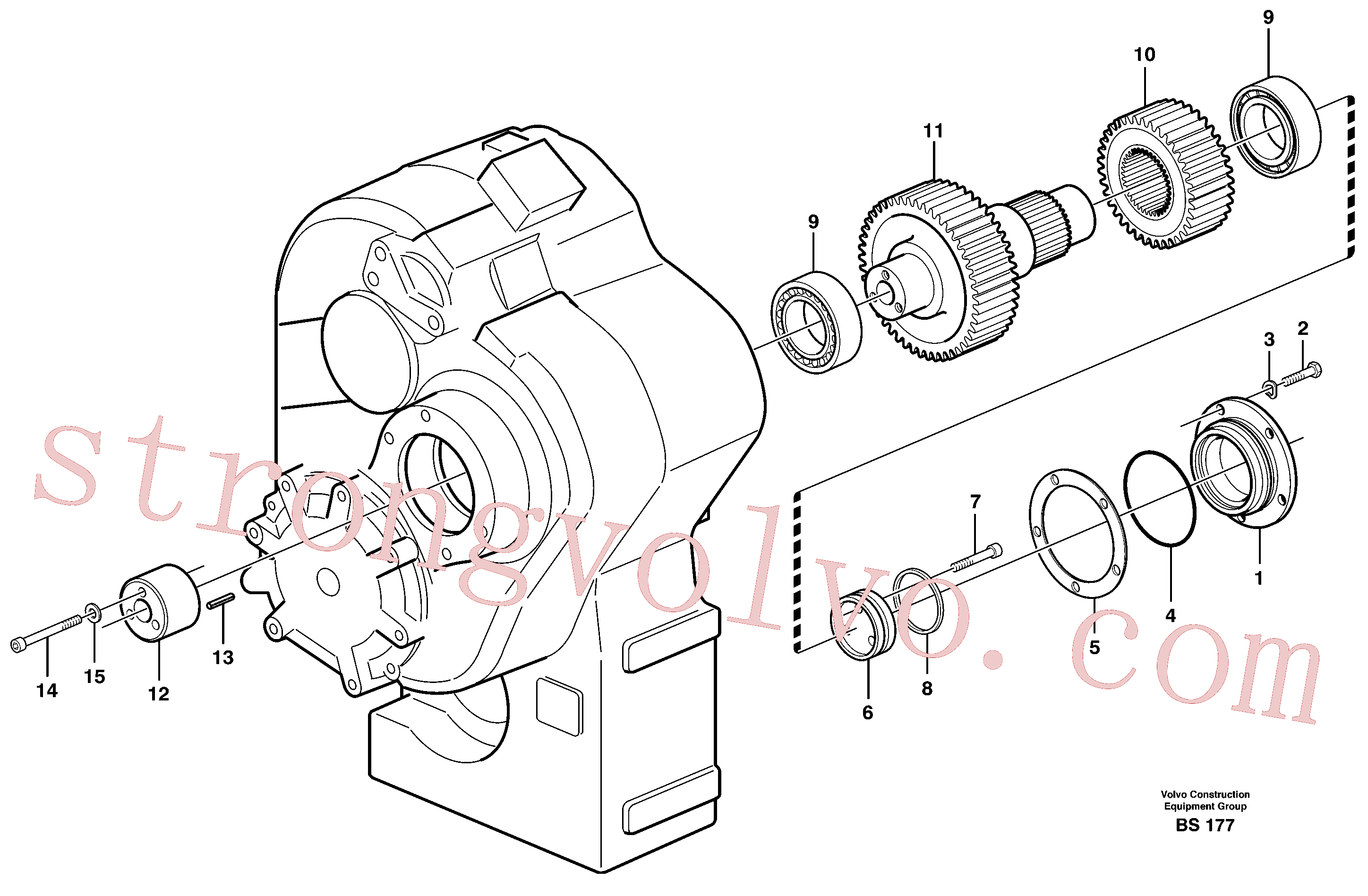 VOE13949927 Volvo Veio intermédio(BS177 Montagem)