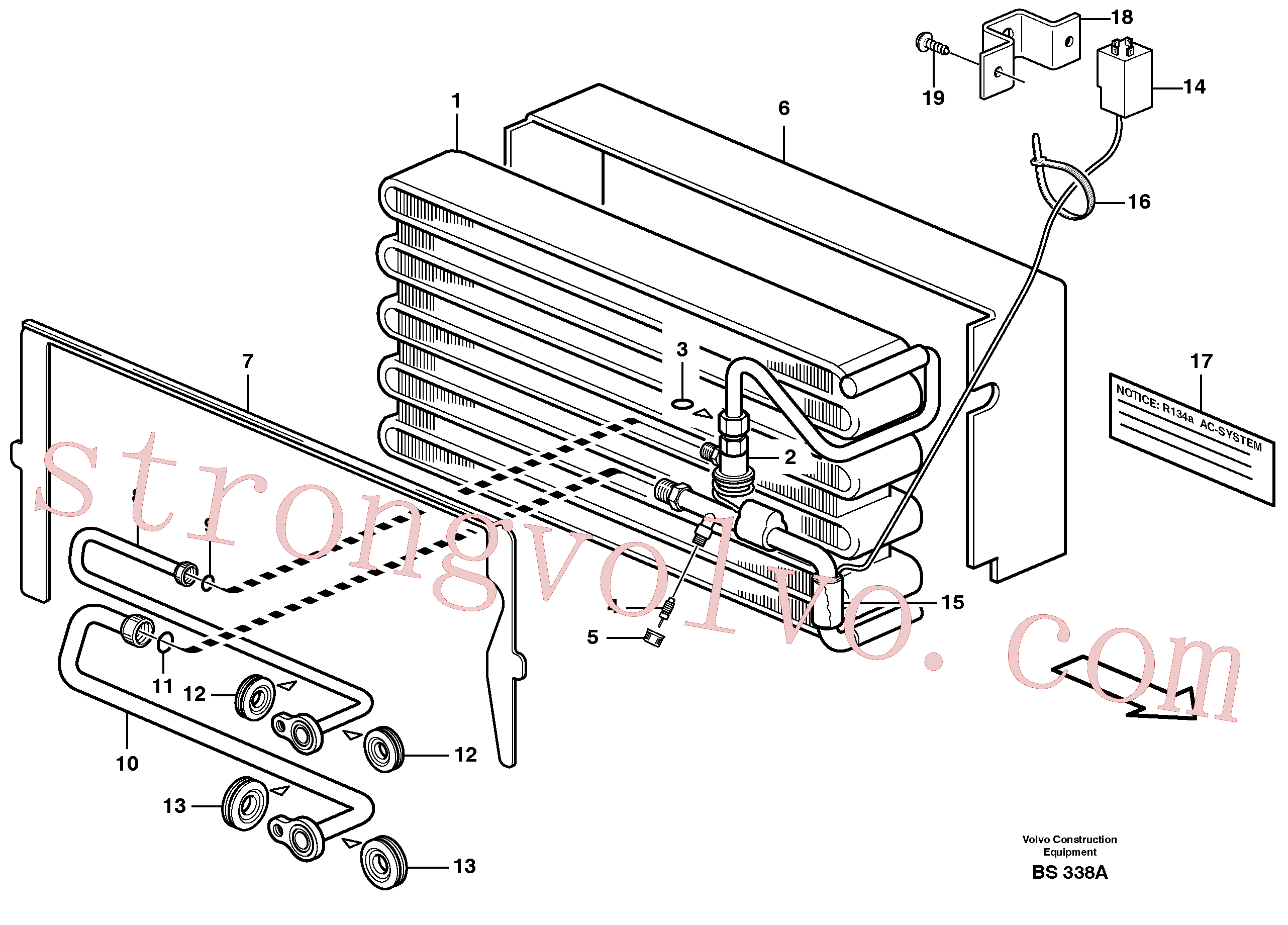 China Made VOE3522589 Anel-o Volvo Acessórios para escavadeira