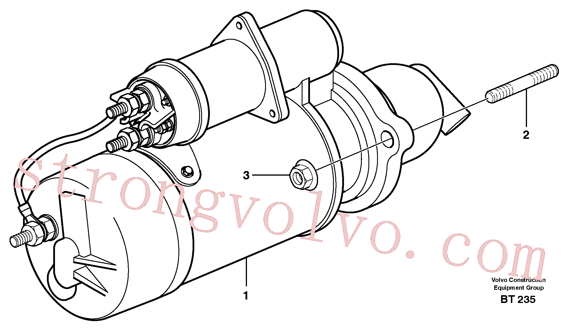 Volvo Montagem VOE953098 Prisioneiro Acessórios