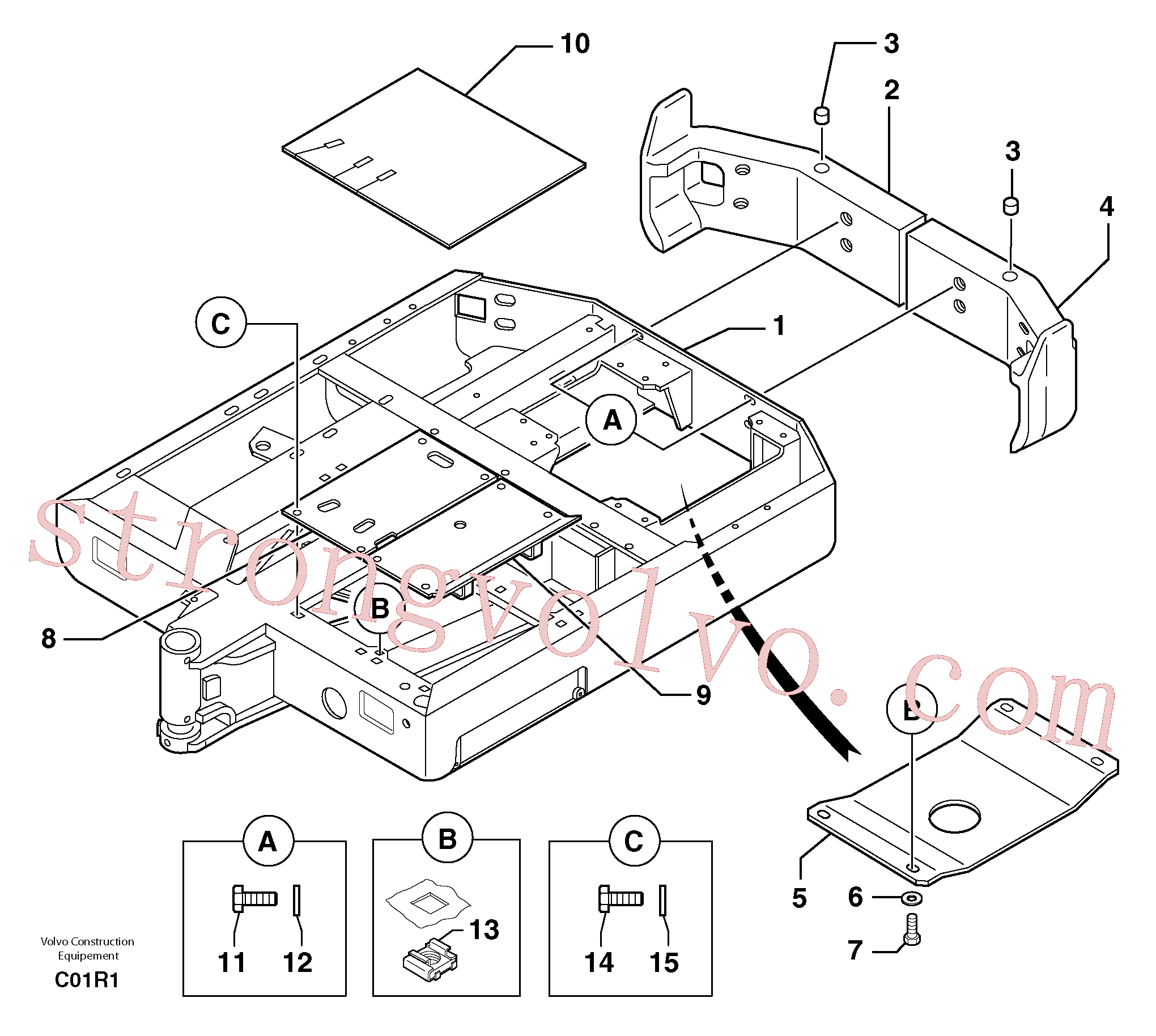 PJ4460035 Volvo Plataforma(C01R1 Montagem)