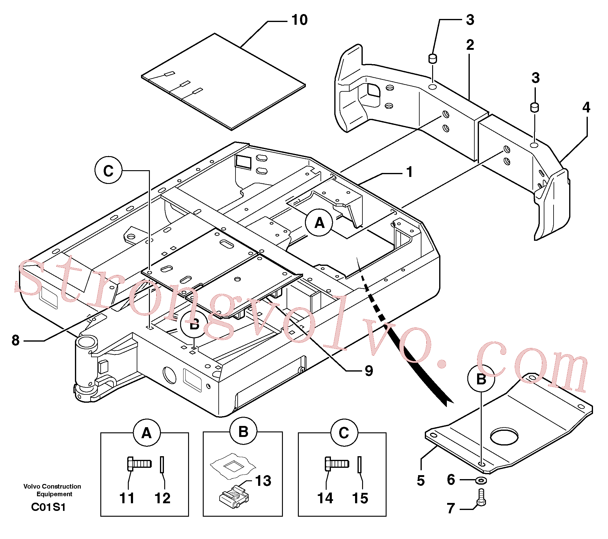 PJ4460035 Volvo Plataforma(C01S1 Montagem)