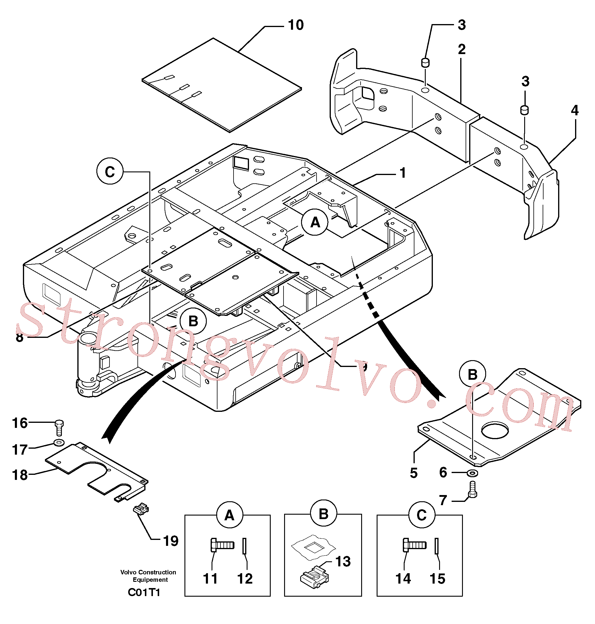 PJ4460035 Volvo Plataforma(C01T1 Montagem)