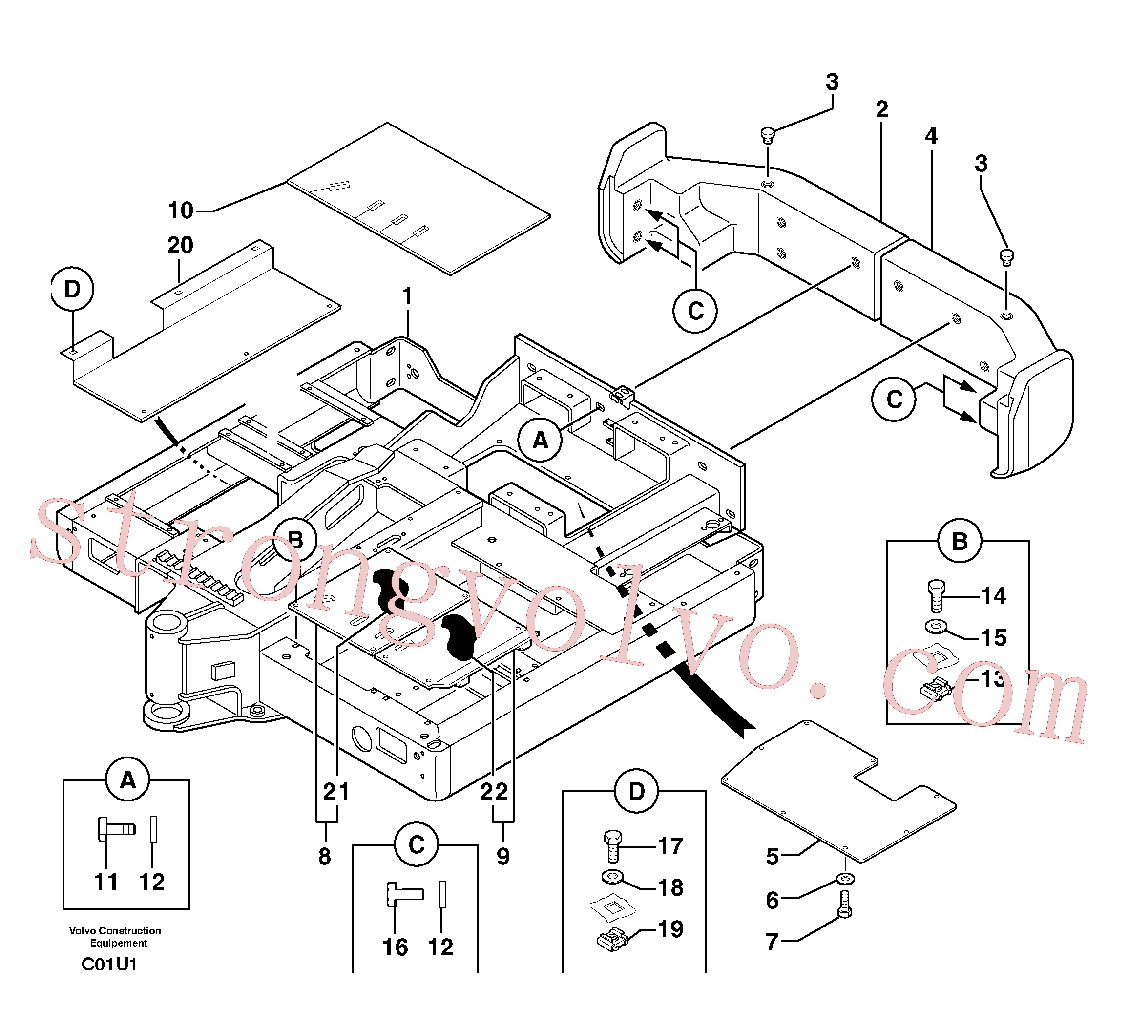 PJ4460035 Volvo Plataforma(C01U1 Montagem)