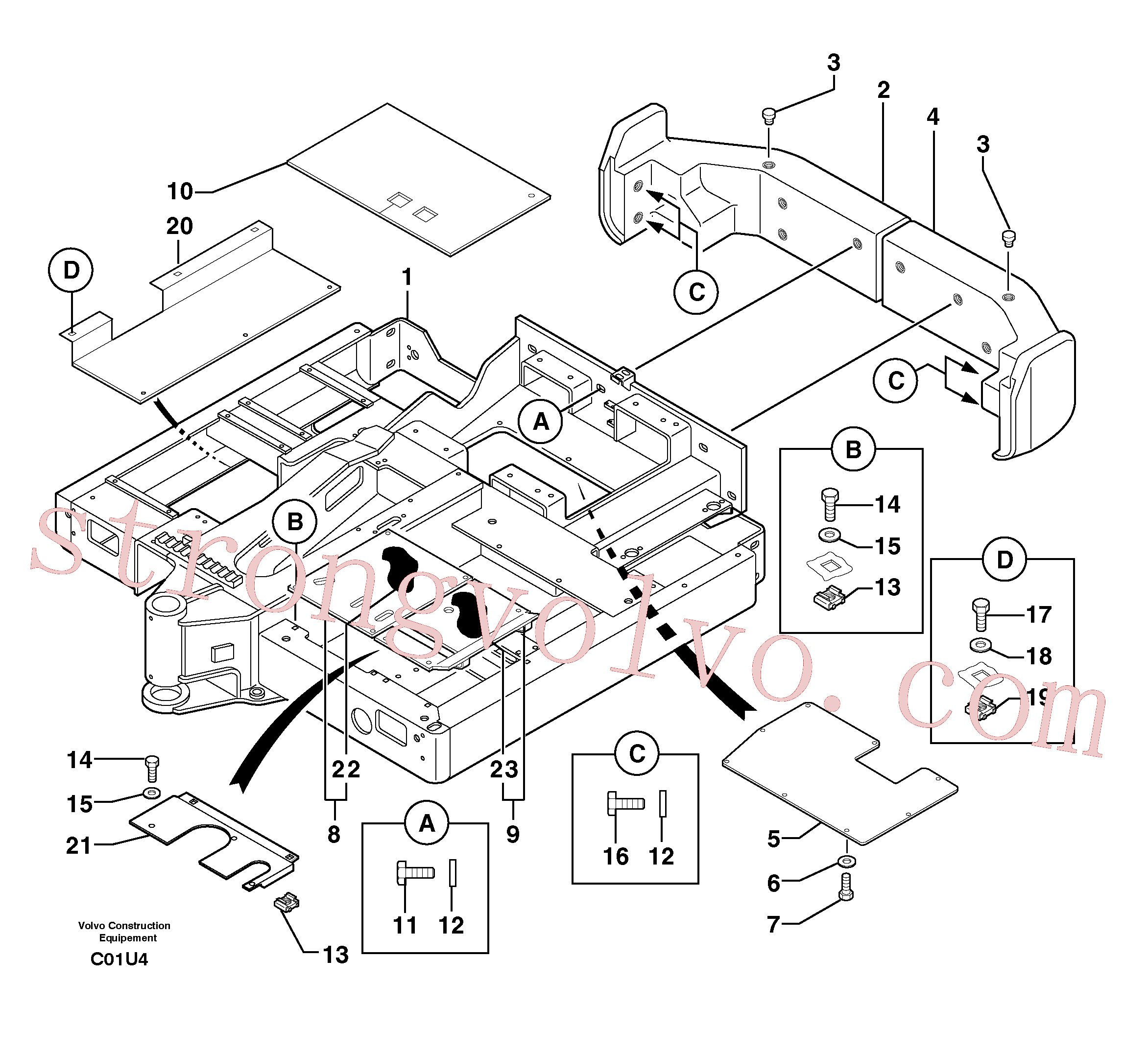 PJ4460035 Volvo Plataforma(C01U4 Montagem)
