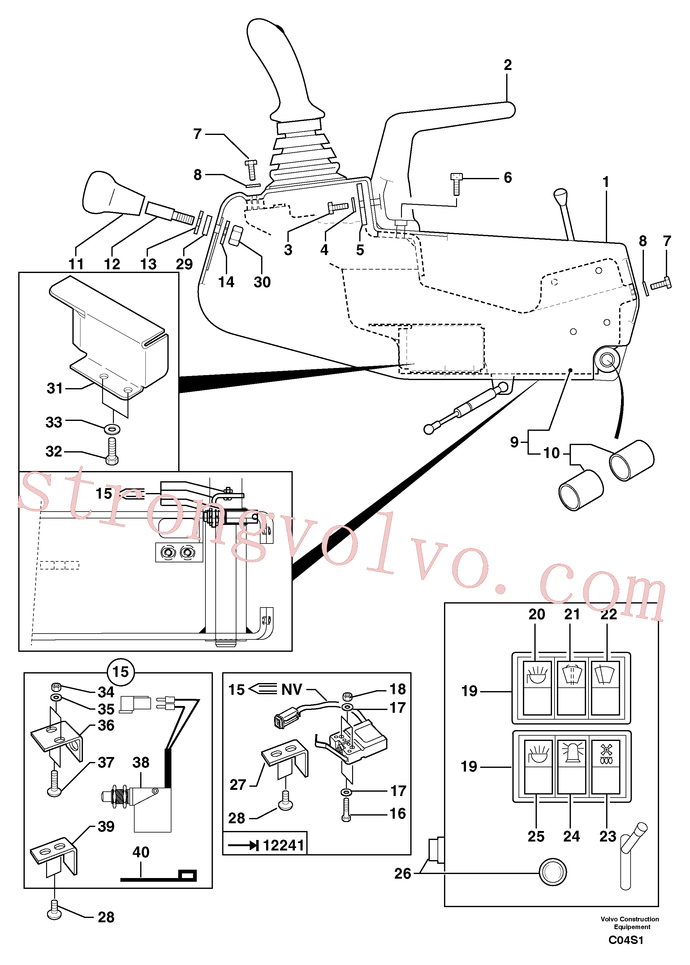 Volvo Acessórios para escavadeira PJ4590030 Bucha Acessórios