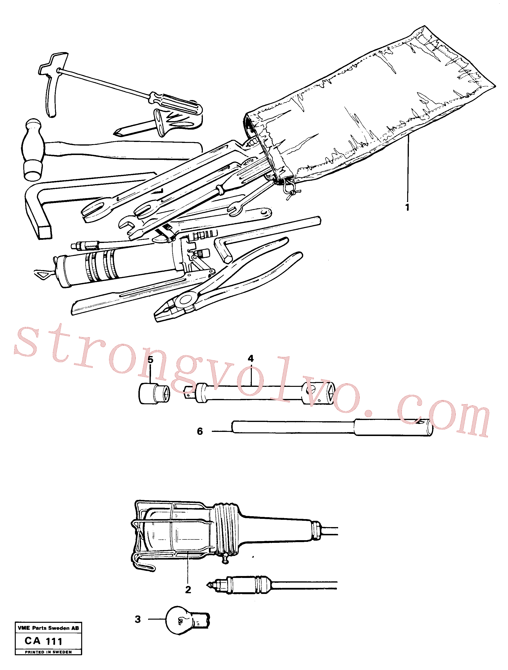 VOE13962171 Volvo Ferramentas(CA111 Montagem)