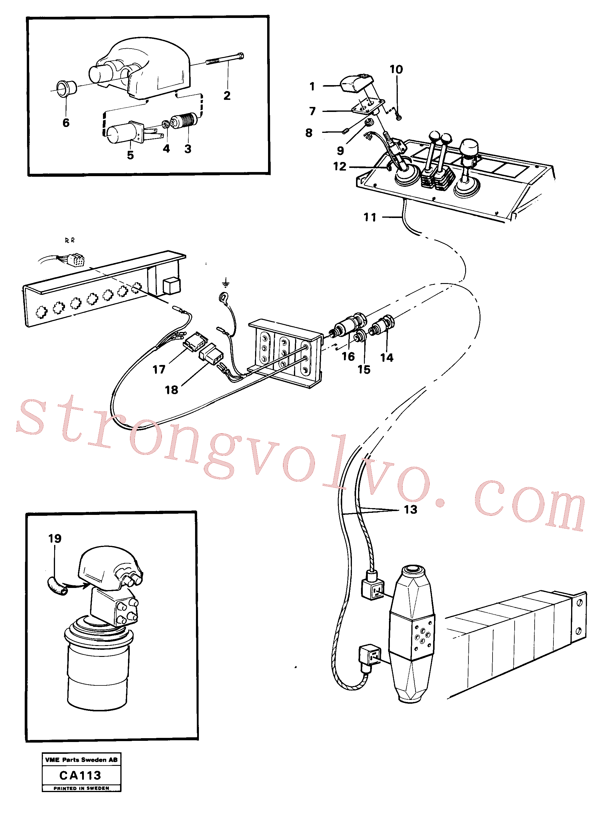VOE13977207 Parafuso phillips Volvo escavadeira