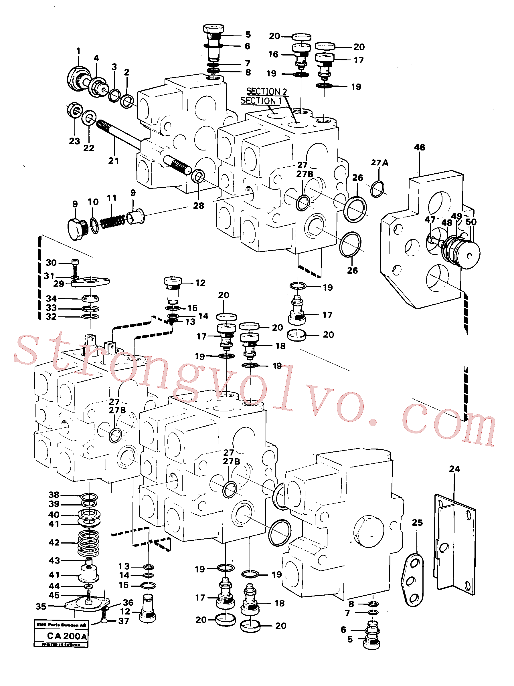 VOE13960160 Volvo(CA200A Montagem)