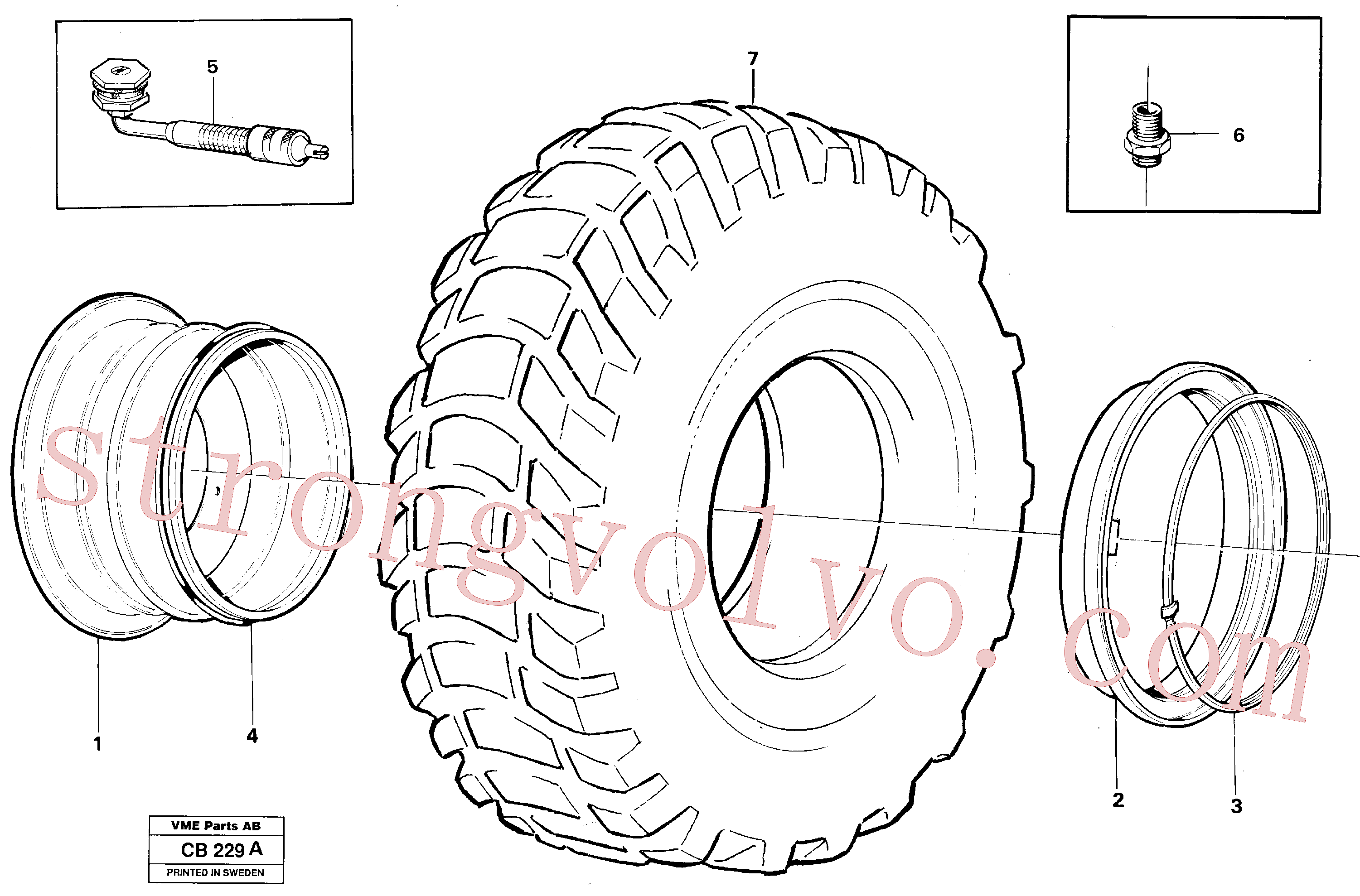 VOE4781750 Volvo Roda(CB229A Montagem)