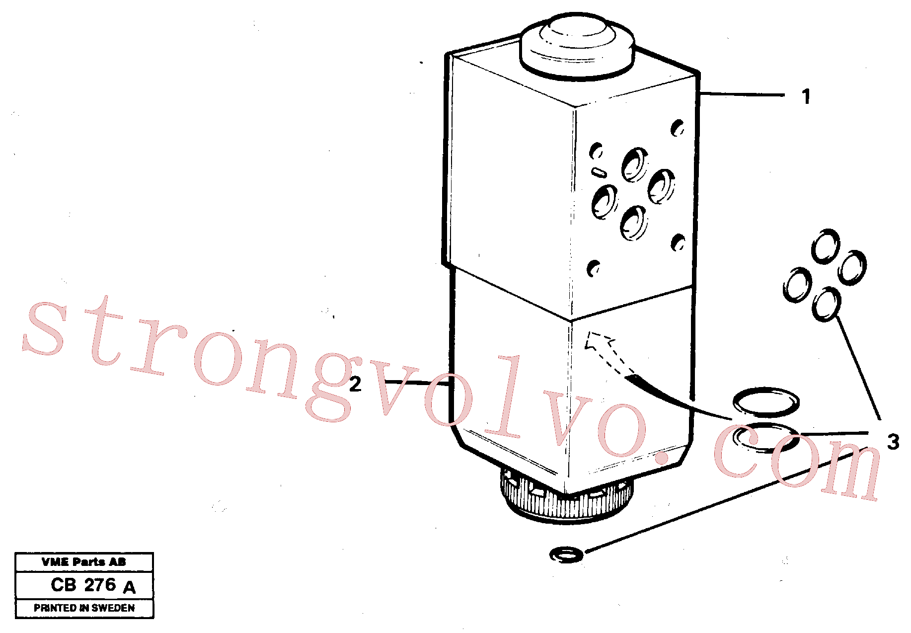 Atacado VOE17487227 Jogo de vedação Volvo escavadeira