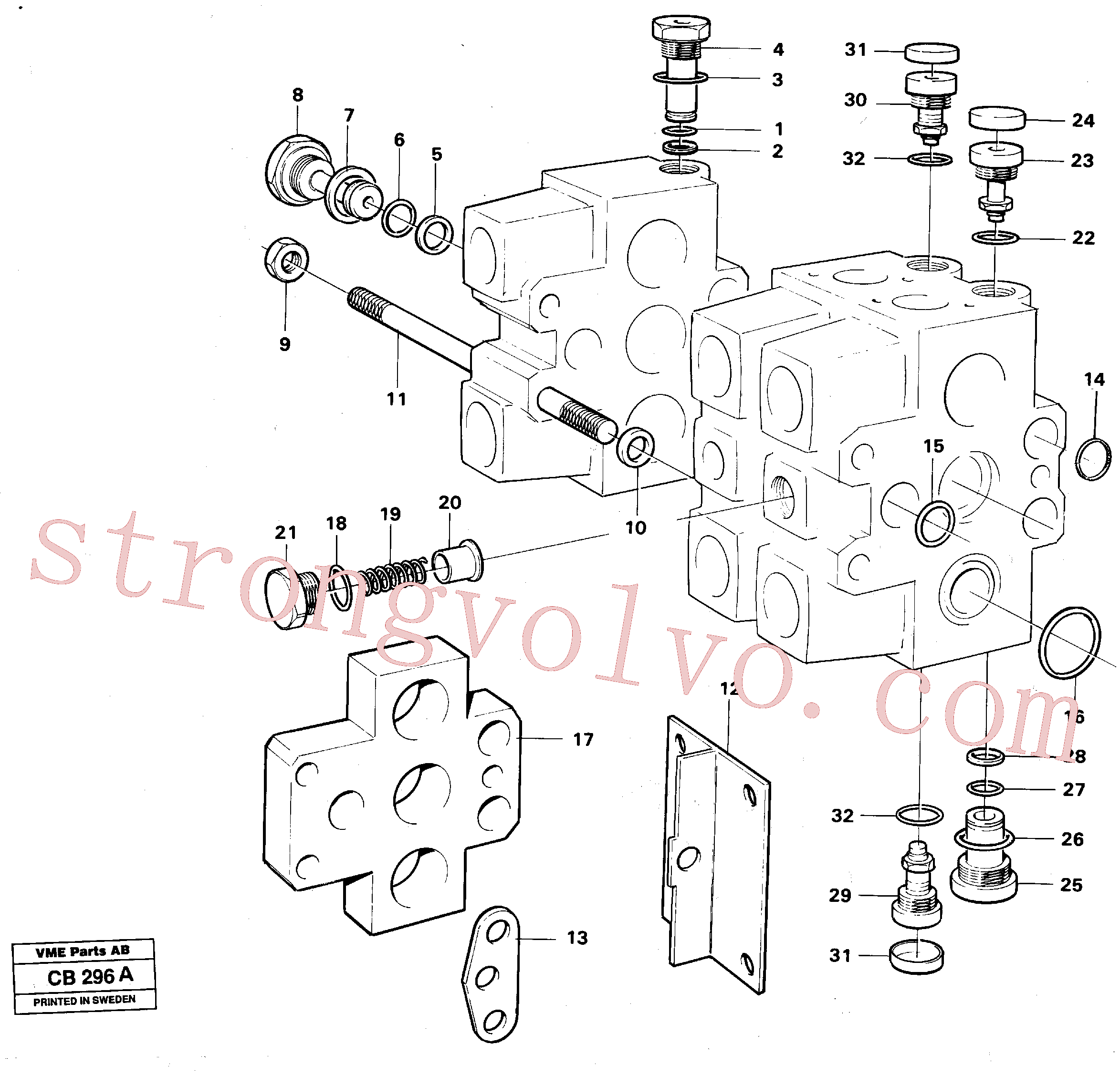VOE6213009 Volvo(CB296A Montagem)