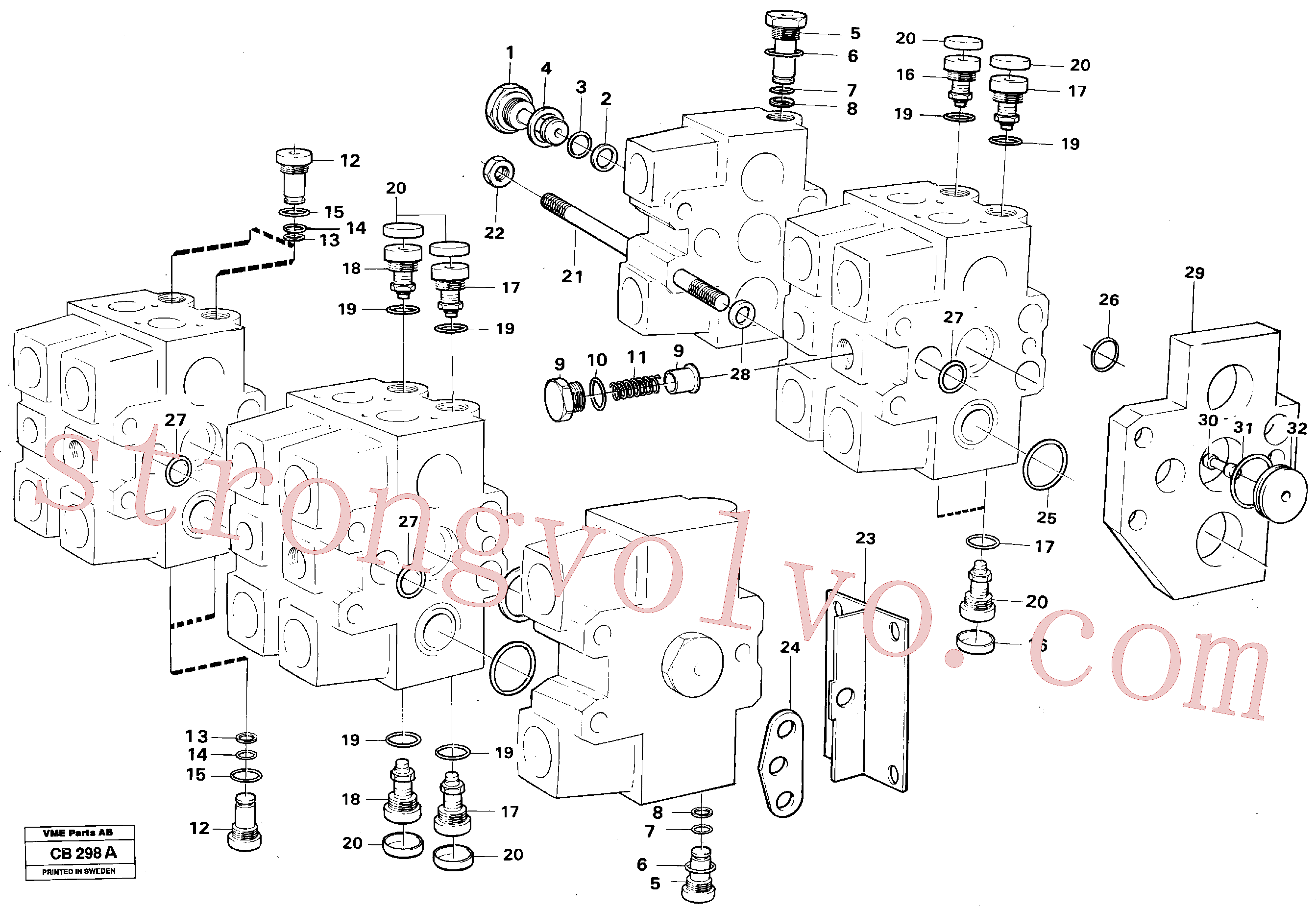 VOE6213008 Volvo(CB298A Montagem)