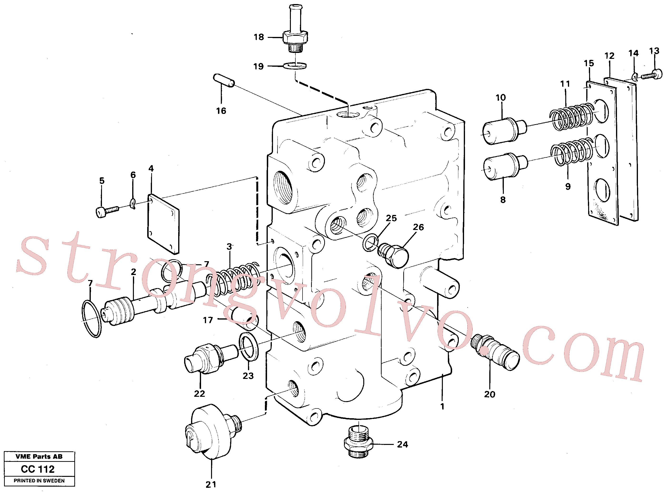Volvo Acessórios para escavadeira VOE14025587 Fluido travante Acessórios