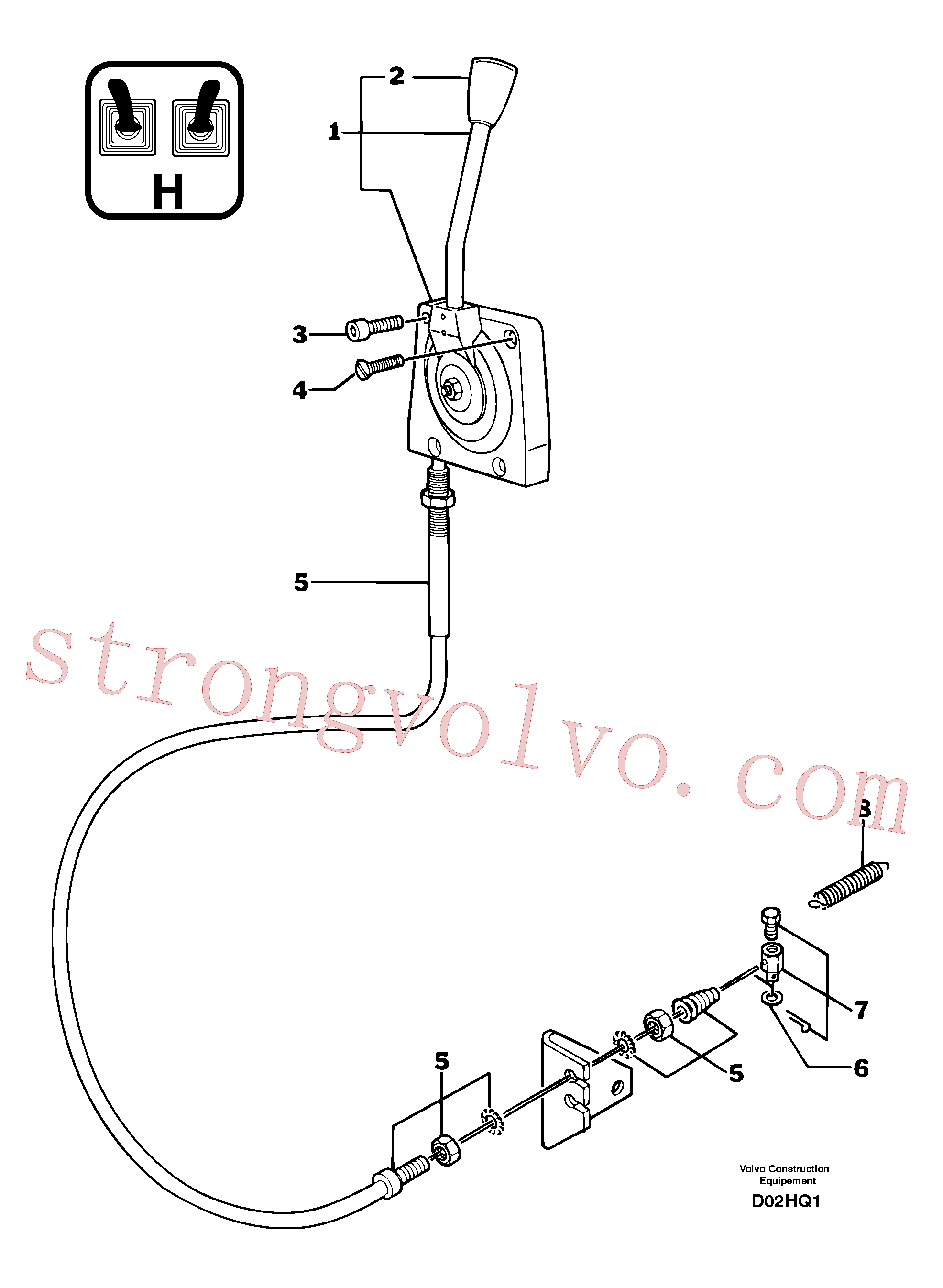 PJ4290007 Screw Inscreva-se para Volvo Acessórios para escavadeira