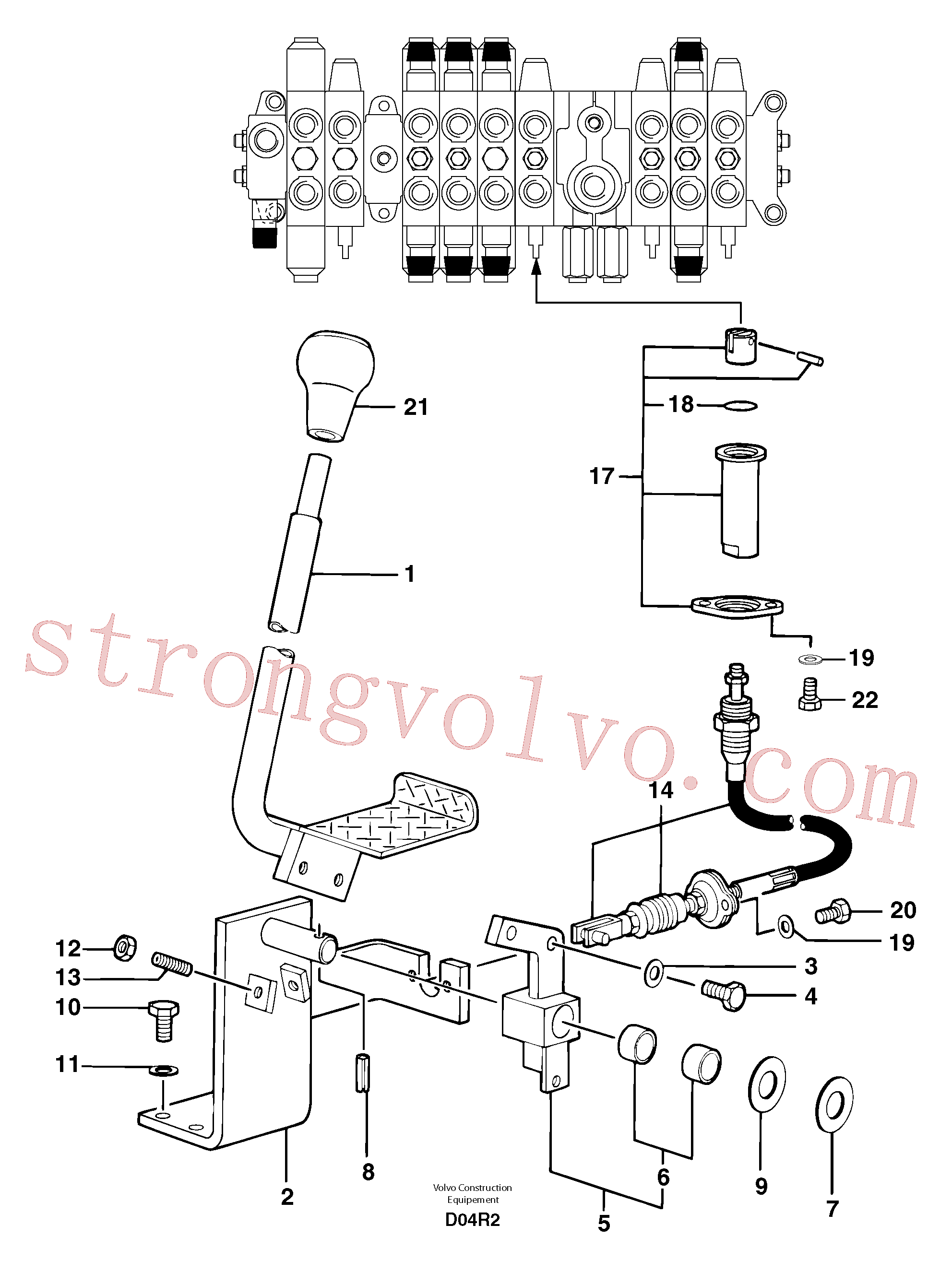 Volvo Acessórios para escavadeira PJ7412469 O-ring Acessórios
