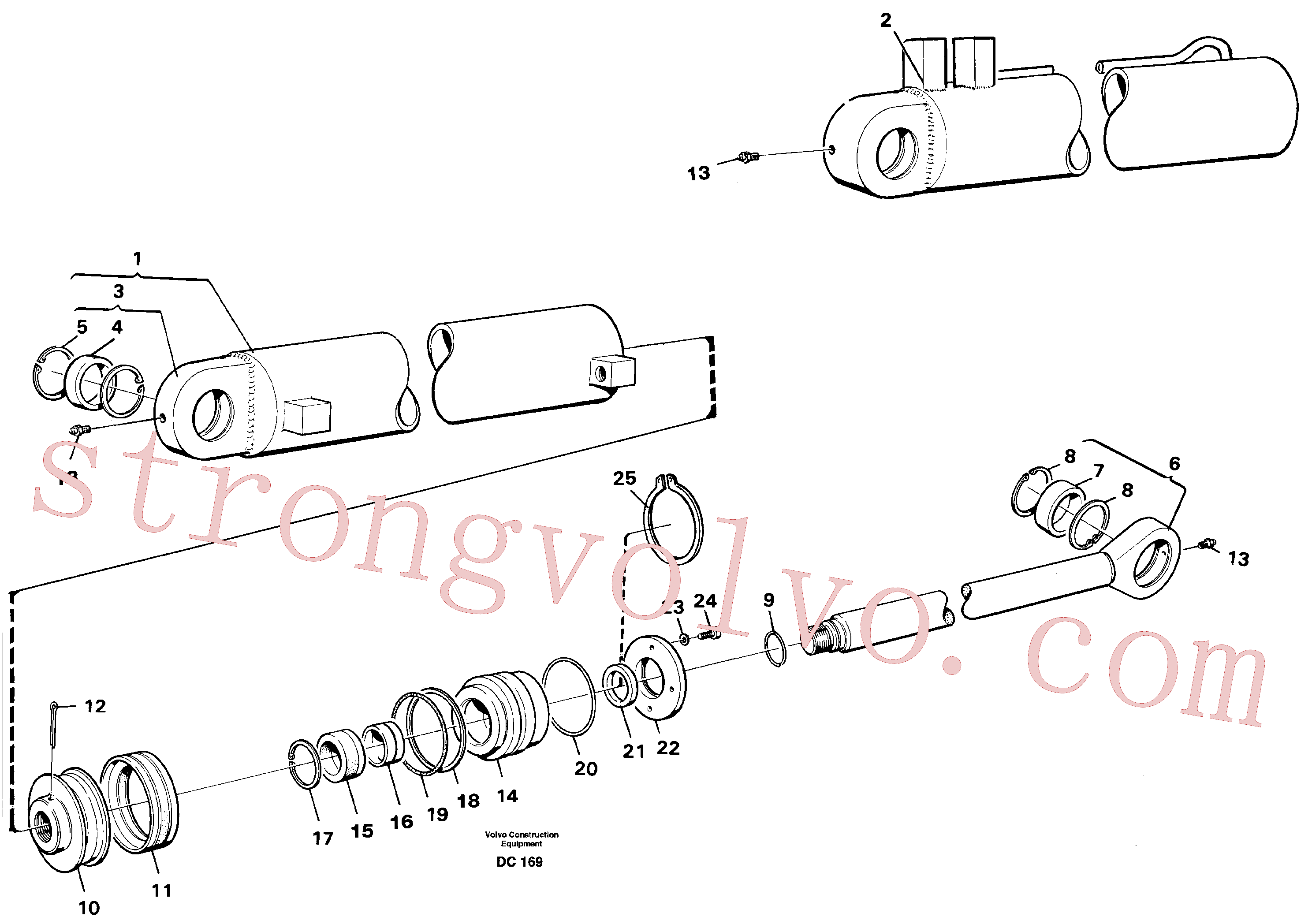 China Made VOE11005051 Raspador Volvo Acessórios para escavadeira