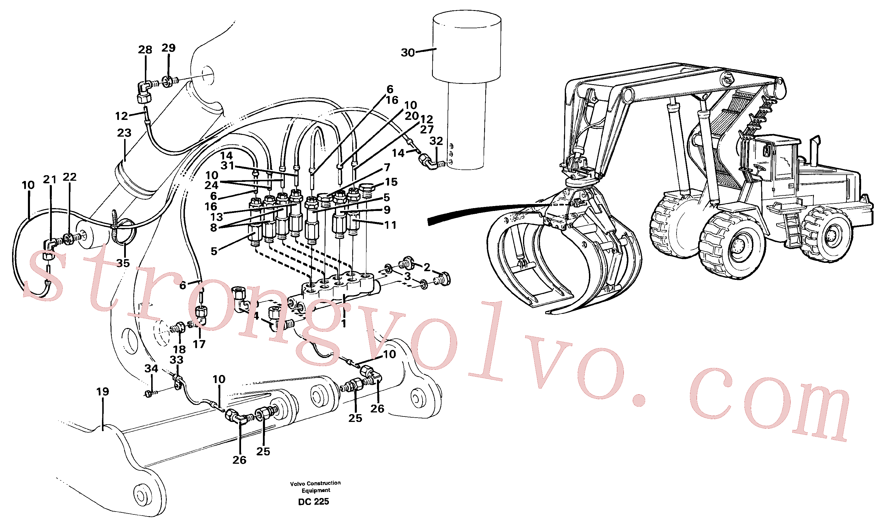 Volvo Acessórios para escavadeira VOE11702152 Válvula de dosagem Acessórios