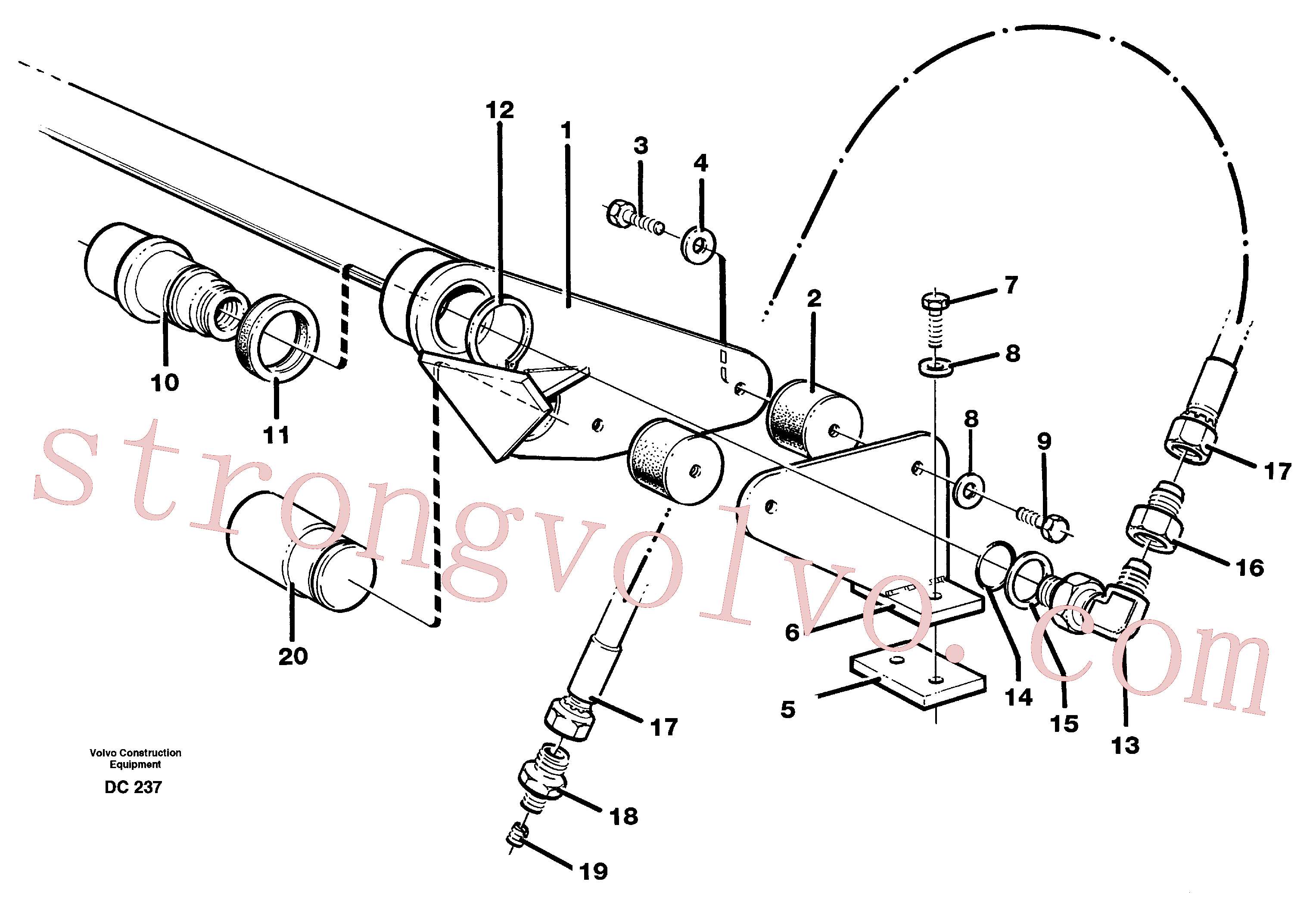Volvo Acessórios para escavadeira VOE11990979 Lâmina Acessórios