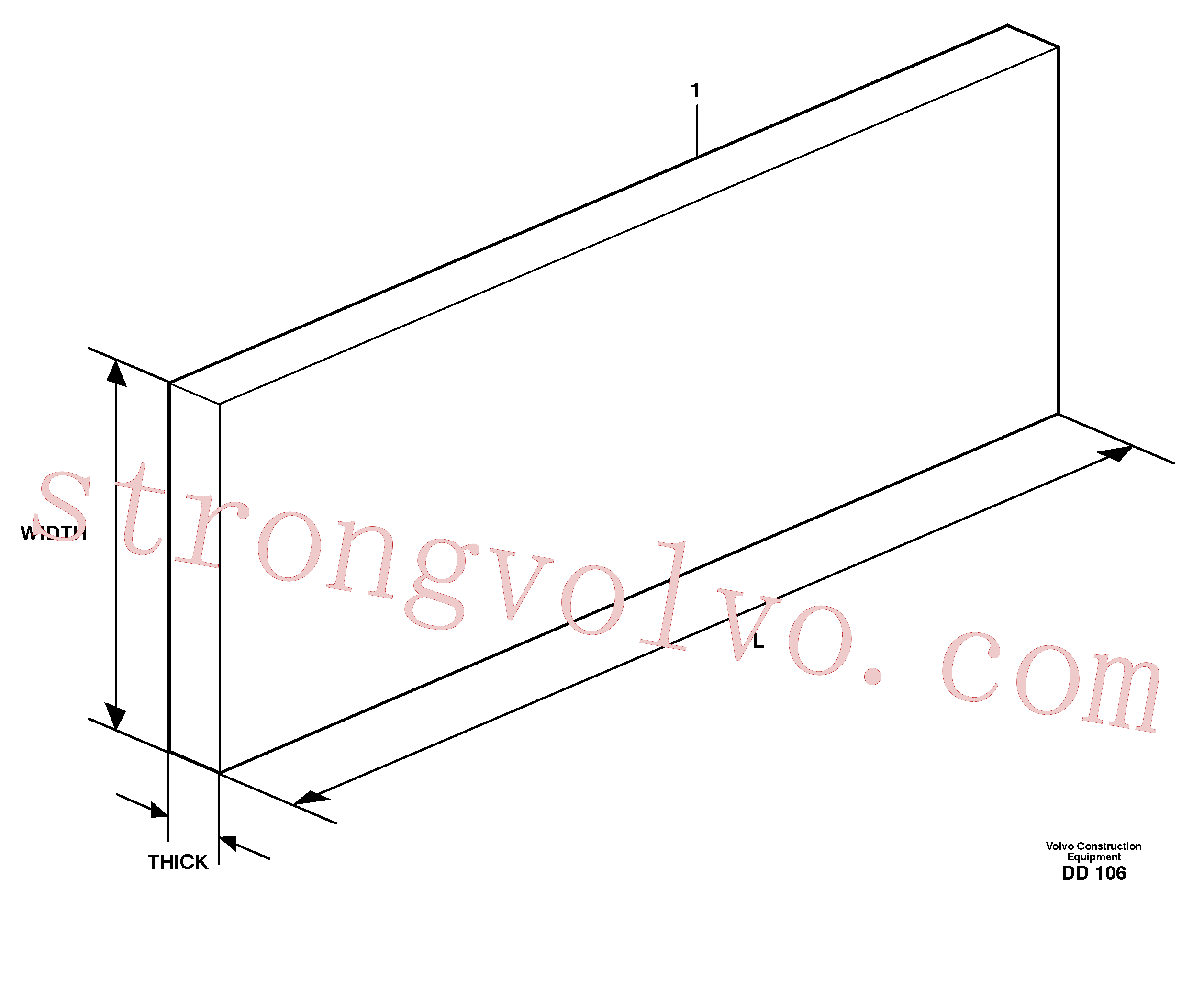 Atacado VOE11990987 Lâmina Volvo escavadeira