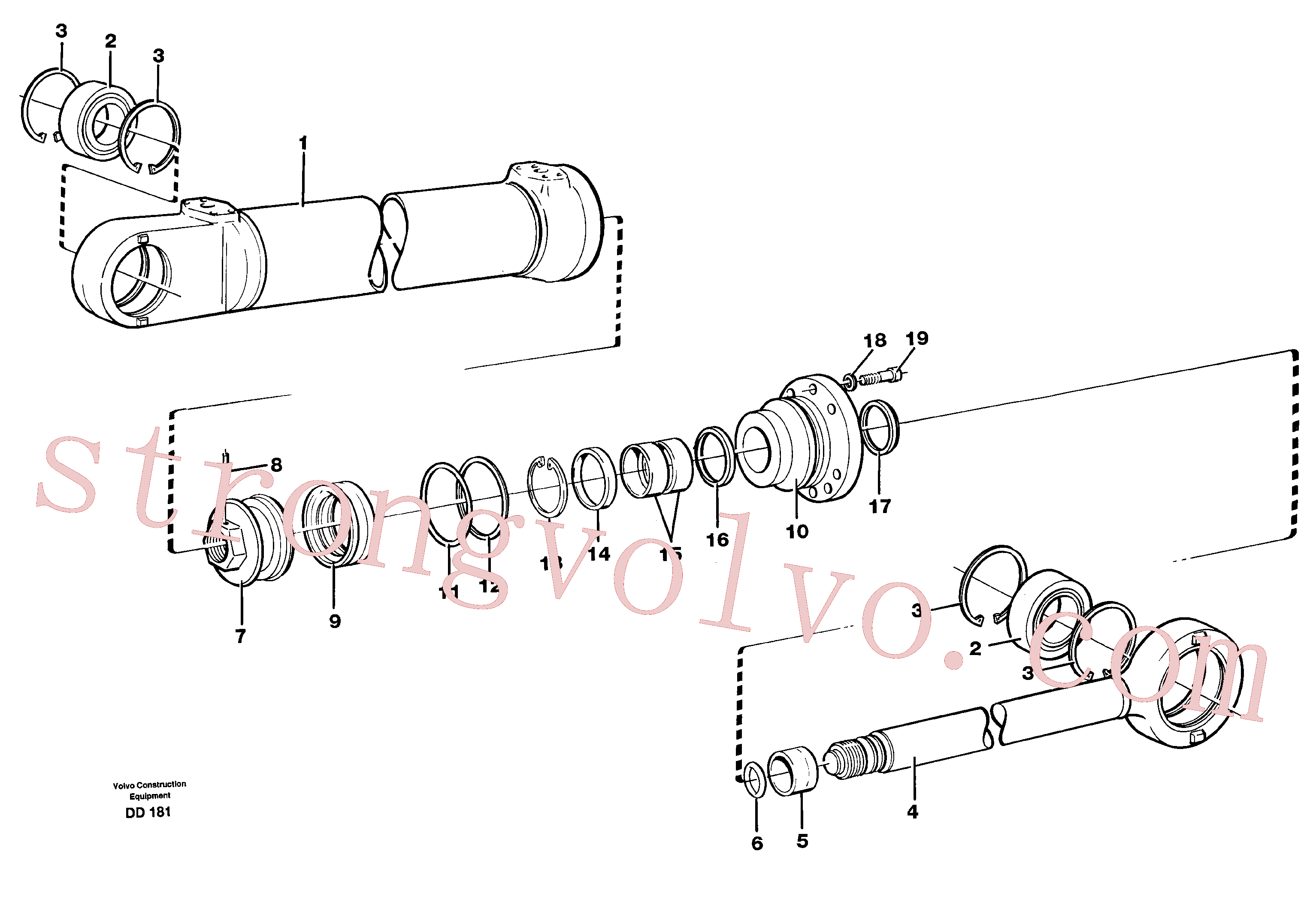 China Made VOE4786775 Vedação Volvo Acessórios para escavadeira