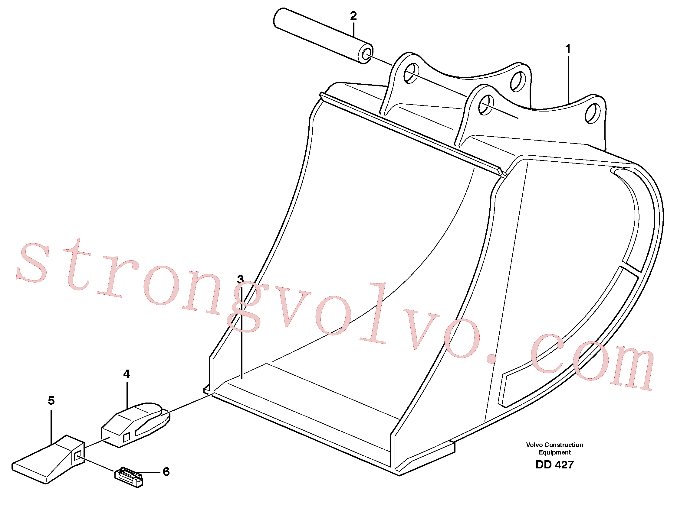SA1171-89620 Volvo(DD427 Montagem)