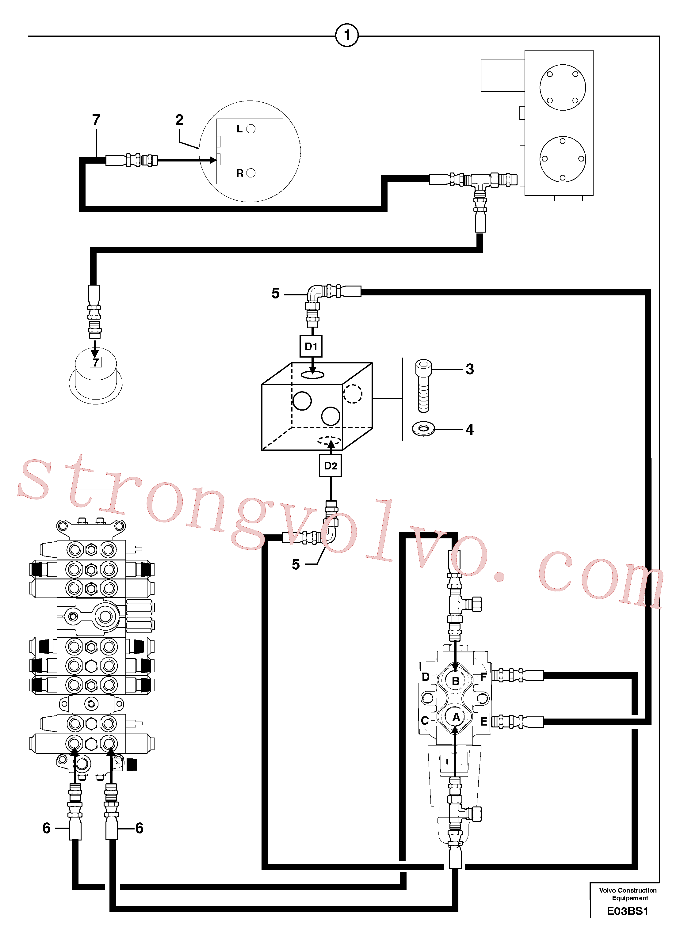 China Made PJ6810146 Repair Kit Volvo Acessórios para escavadeira