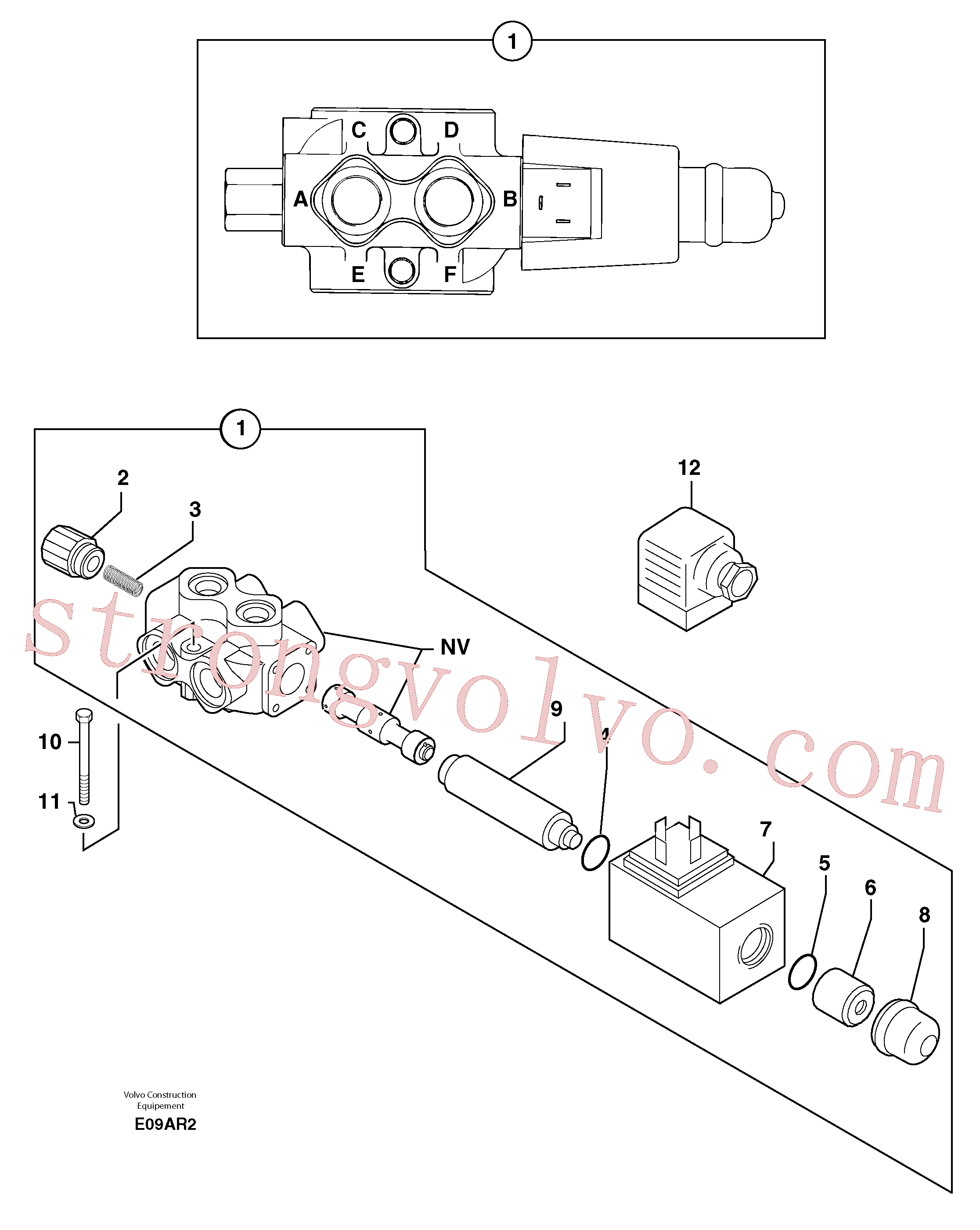 China Made PJ7413227 Bellow Volvo Acessórios para escavadeira