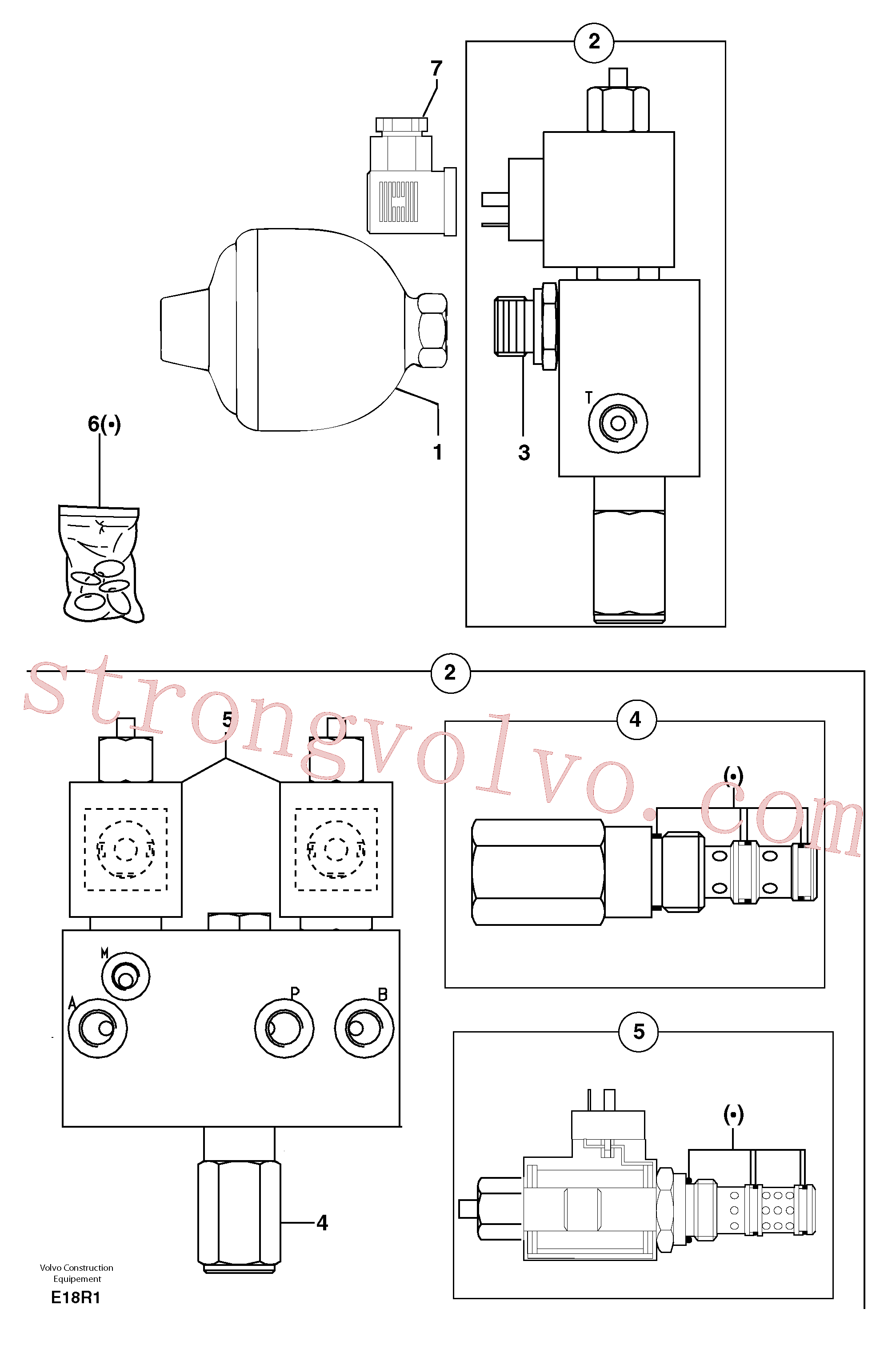 PJ5220022 Volvo Acumulador / electroválvula(E18R1 Montagem)