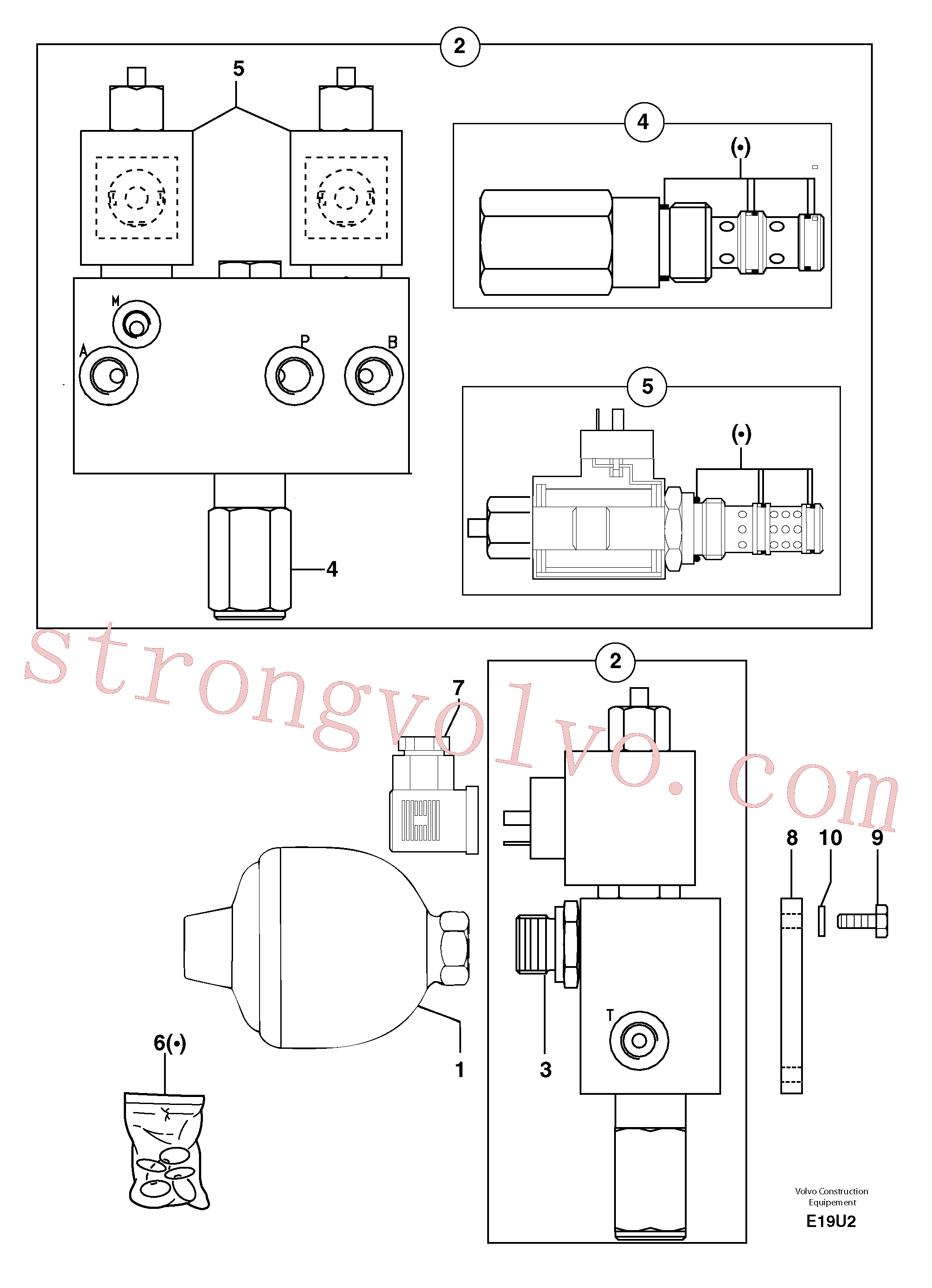 PJ5220022 Volvo Acumulador / electroválvula(E19U2 Montagem)