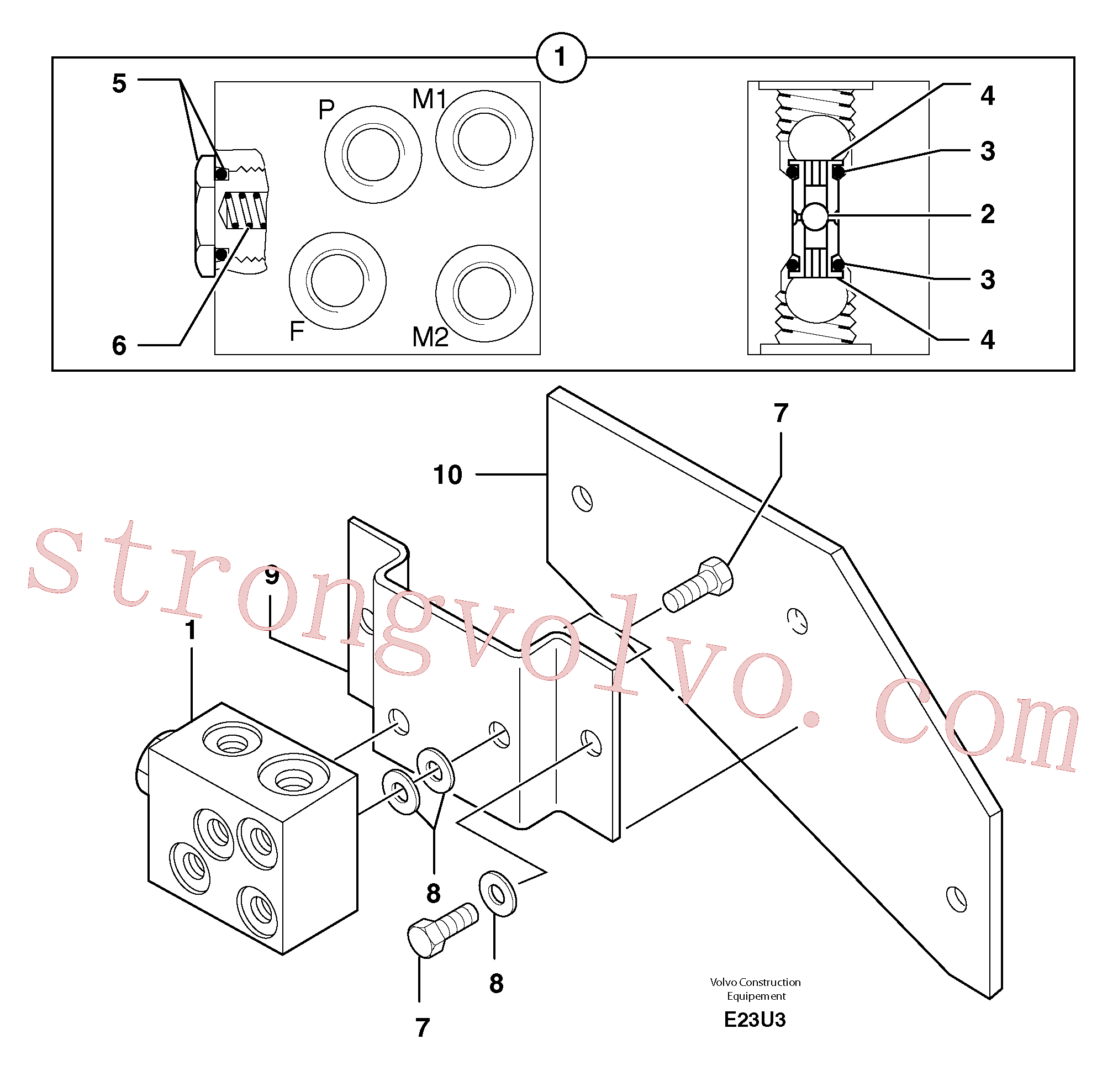 PJ4810040 Volvo(E23U3 Montagem)