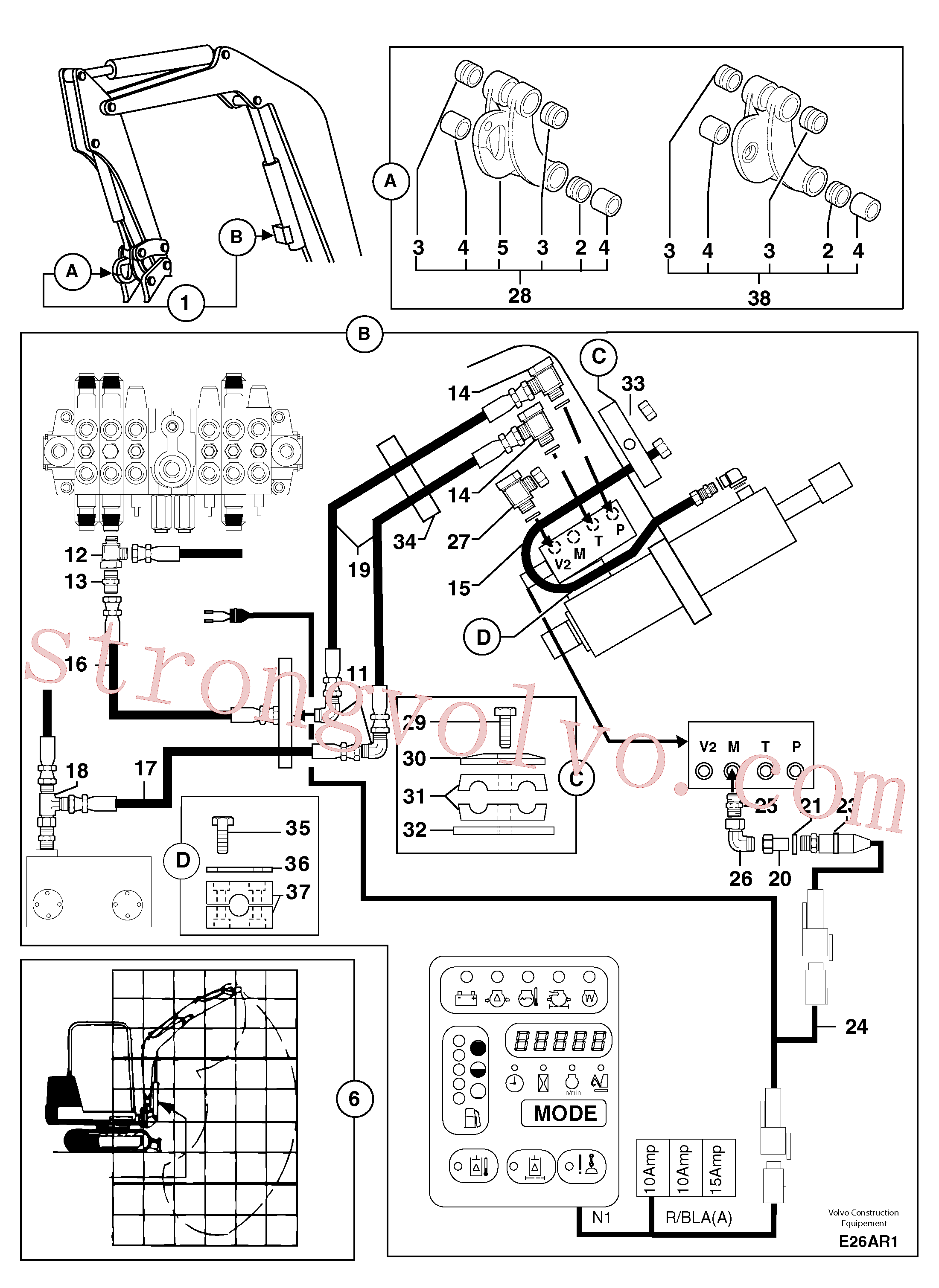 VOE11806177 Placa proteção Inscreva-se para Volvo Acessórios para escavadeira