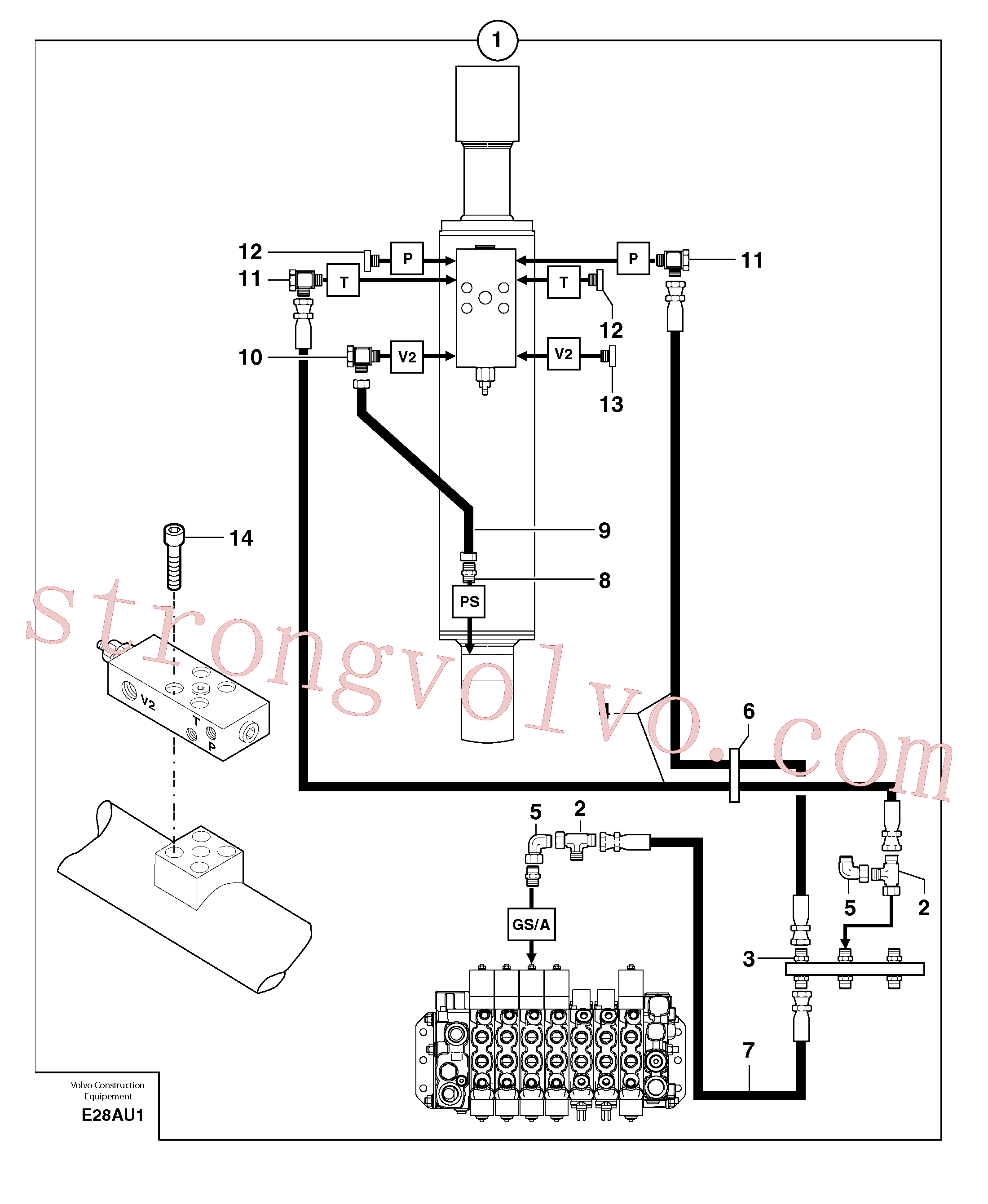 PJ4740048 Volvo(E28AU1 Montagem)