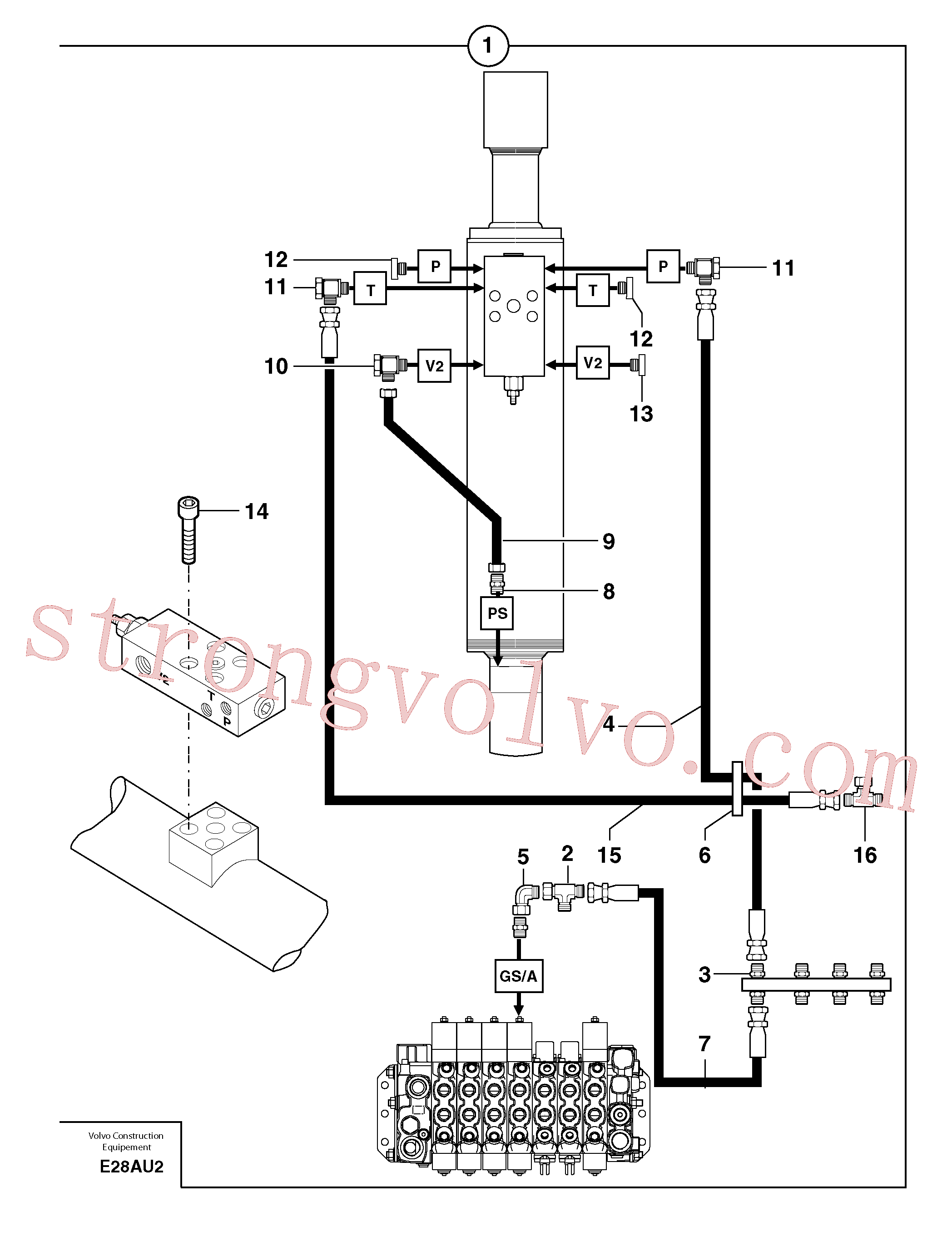 PJ4720007 Volvo(E28AU2 Montagem)