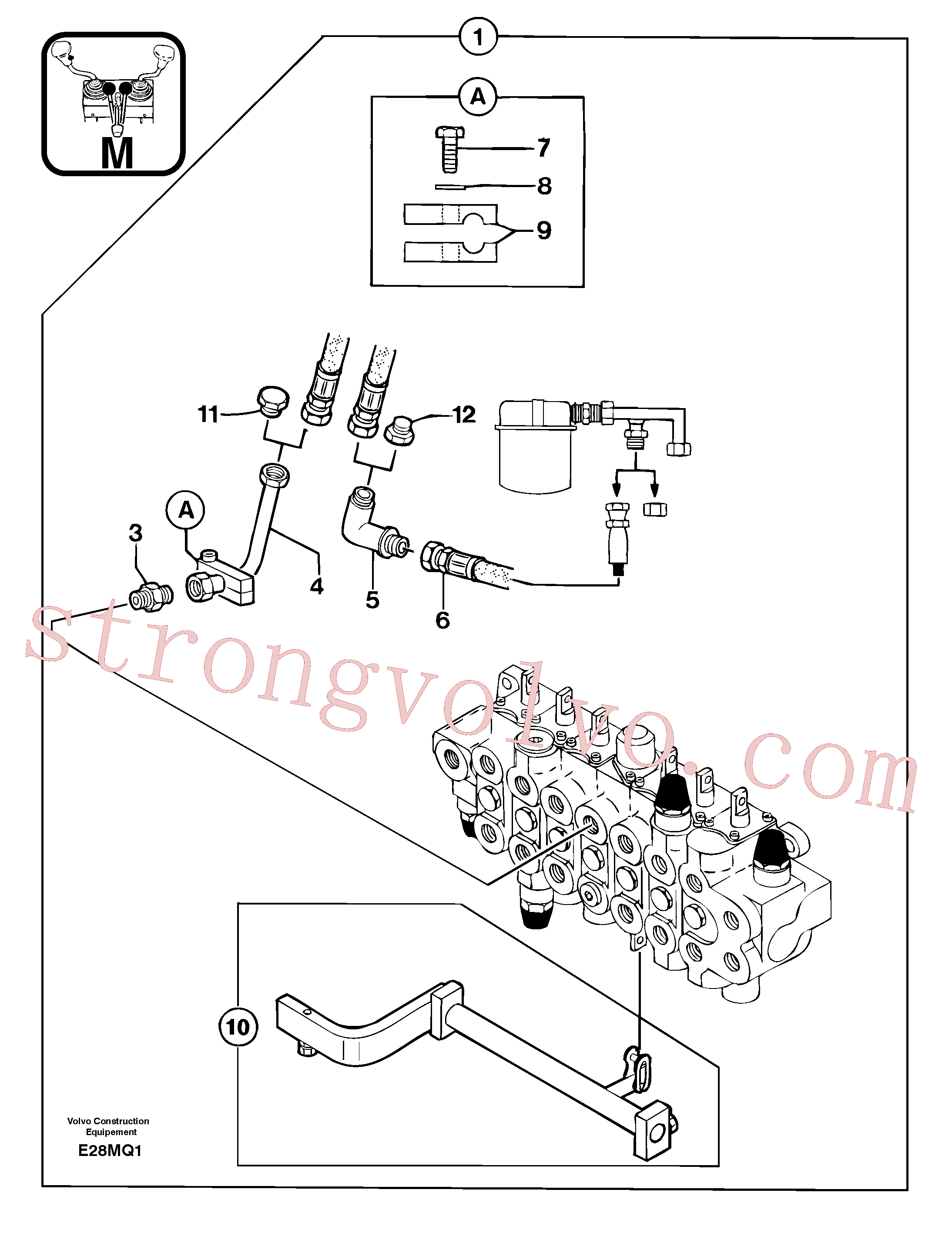 China Made PJ4690282 Flange Volvo Acessórios para escavadeira