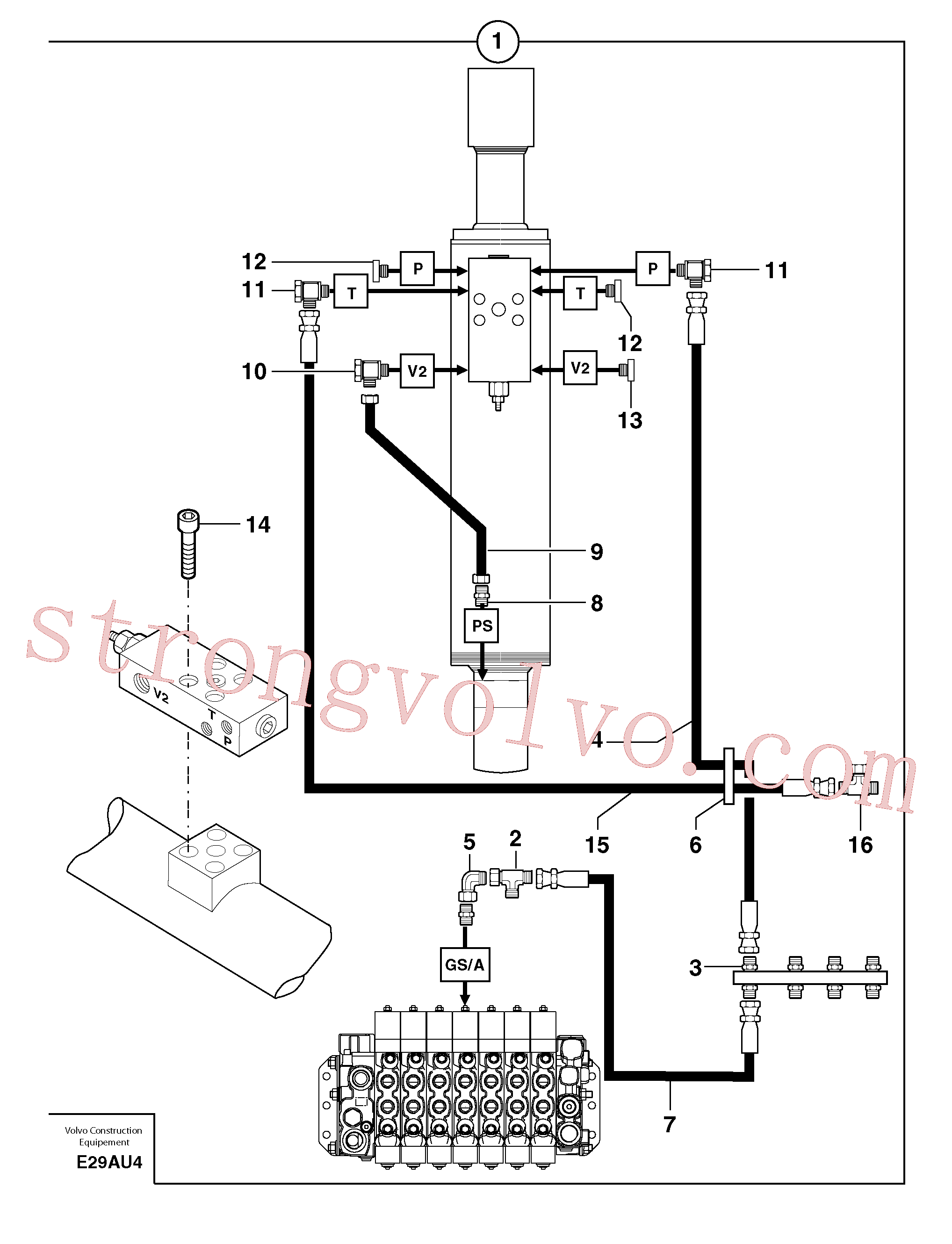 PJ4740048 Volvo(E29AU4 Montagem)