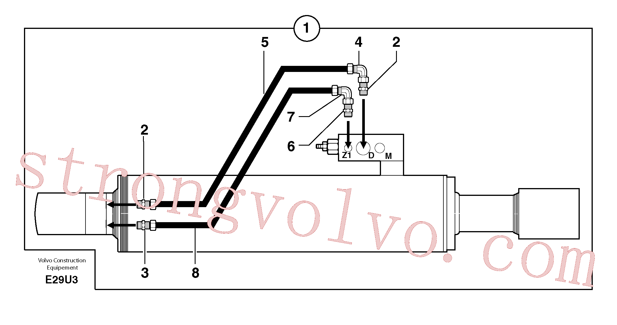 PJ5910600 Volvo(E29U3 Montagem)