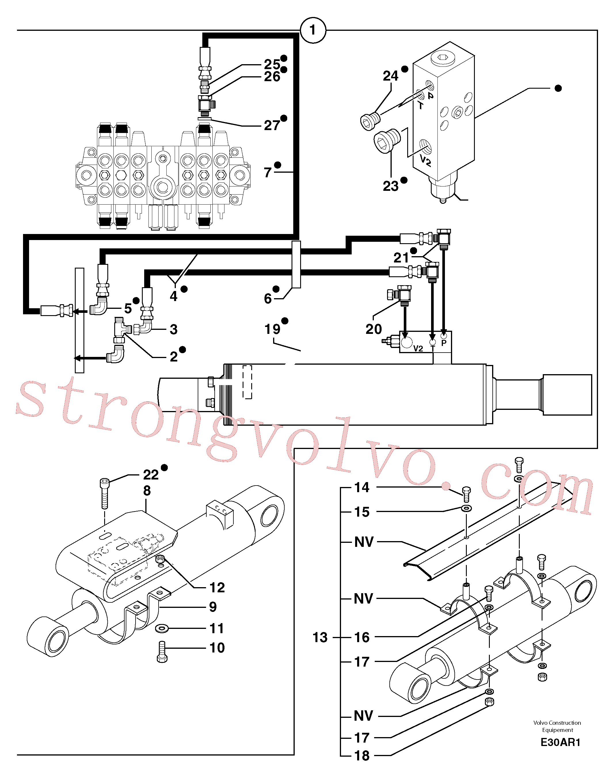 PJ4192541 Volvo(E30AR1 Montagem)