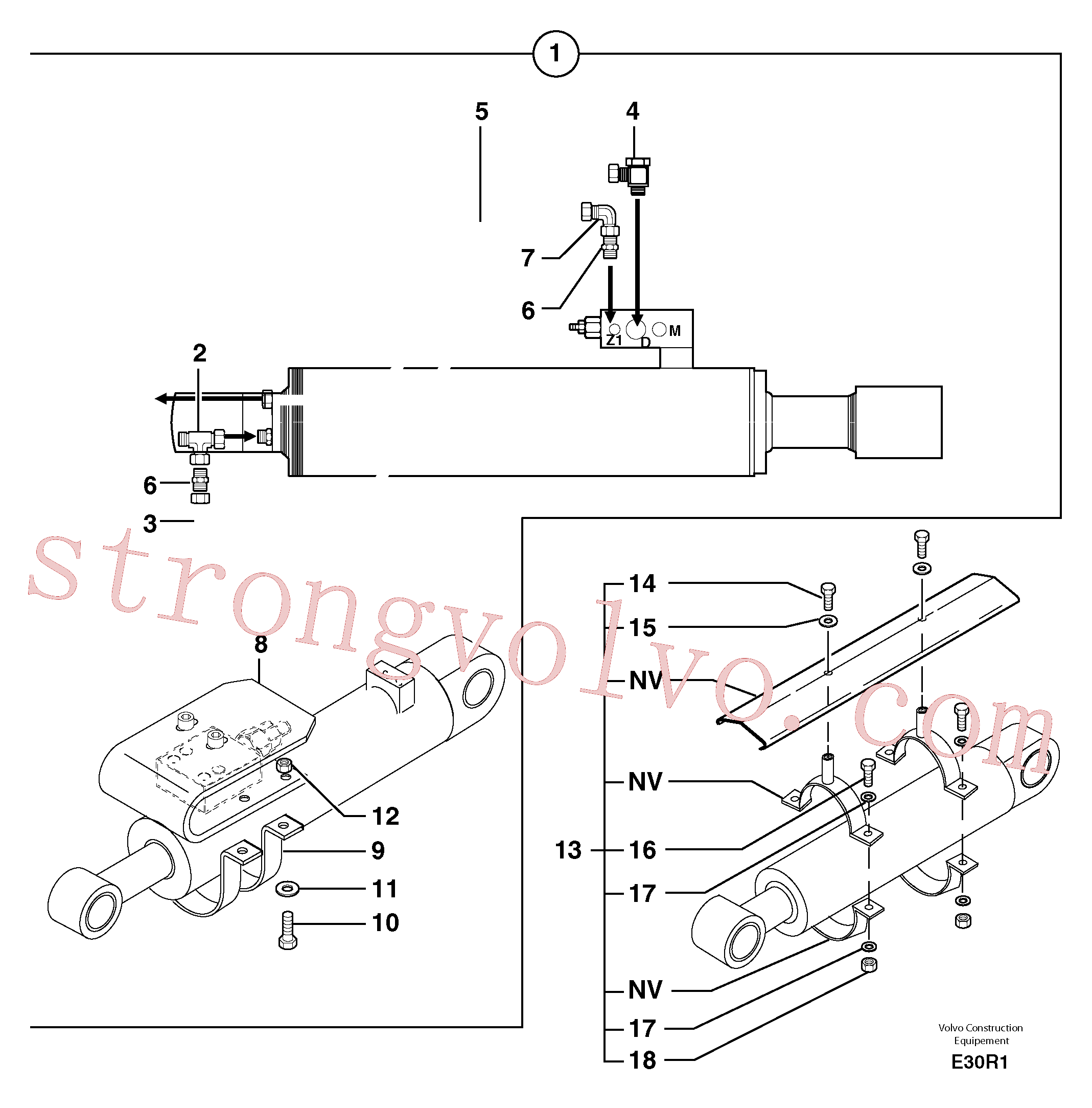 PJ5040499 Apron Volvo escavadeira